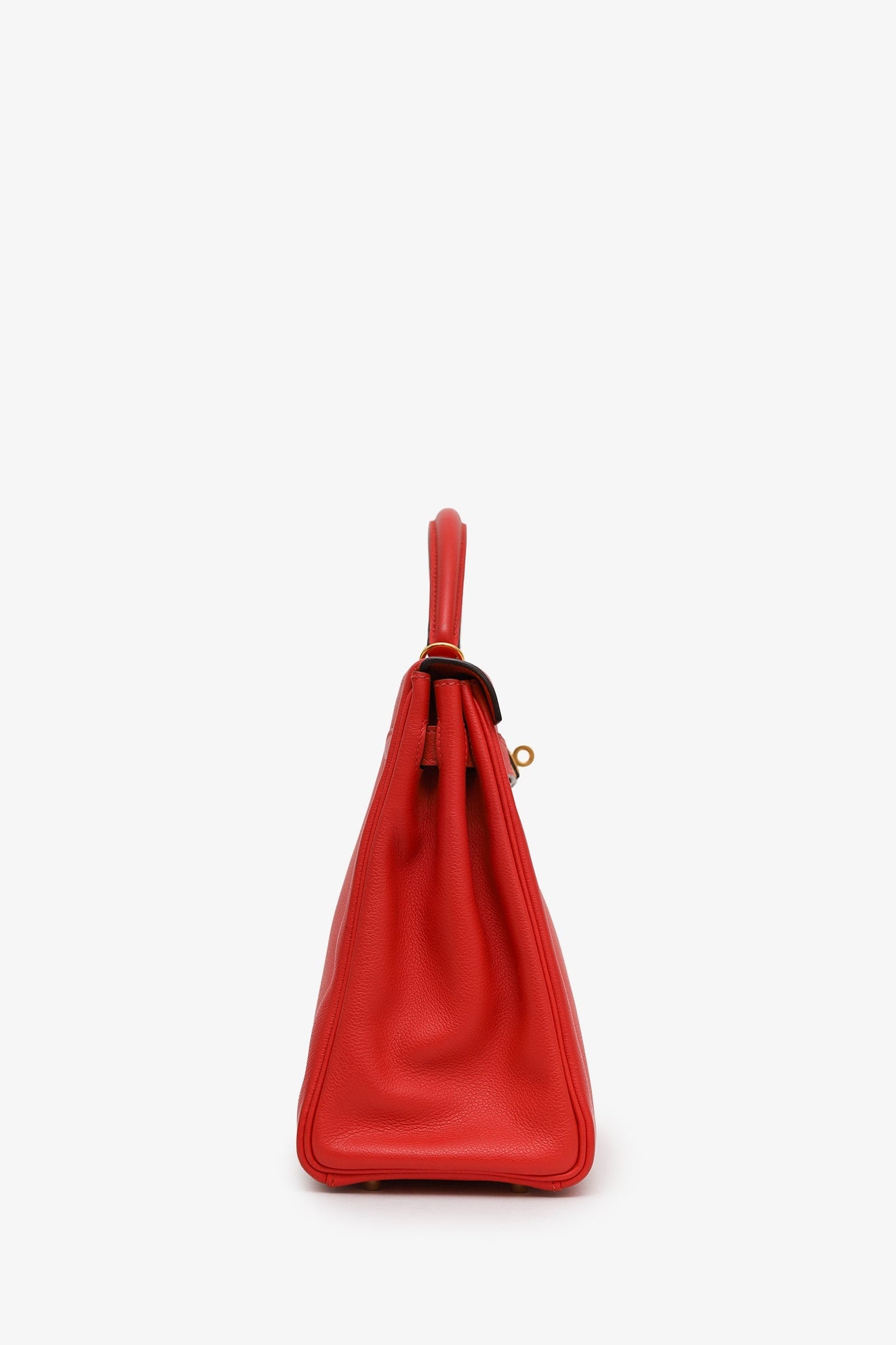 Hermès 2016 Red Togo Leather Kelly 32 with Strap GHW