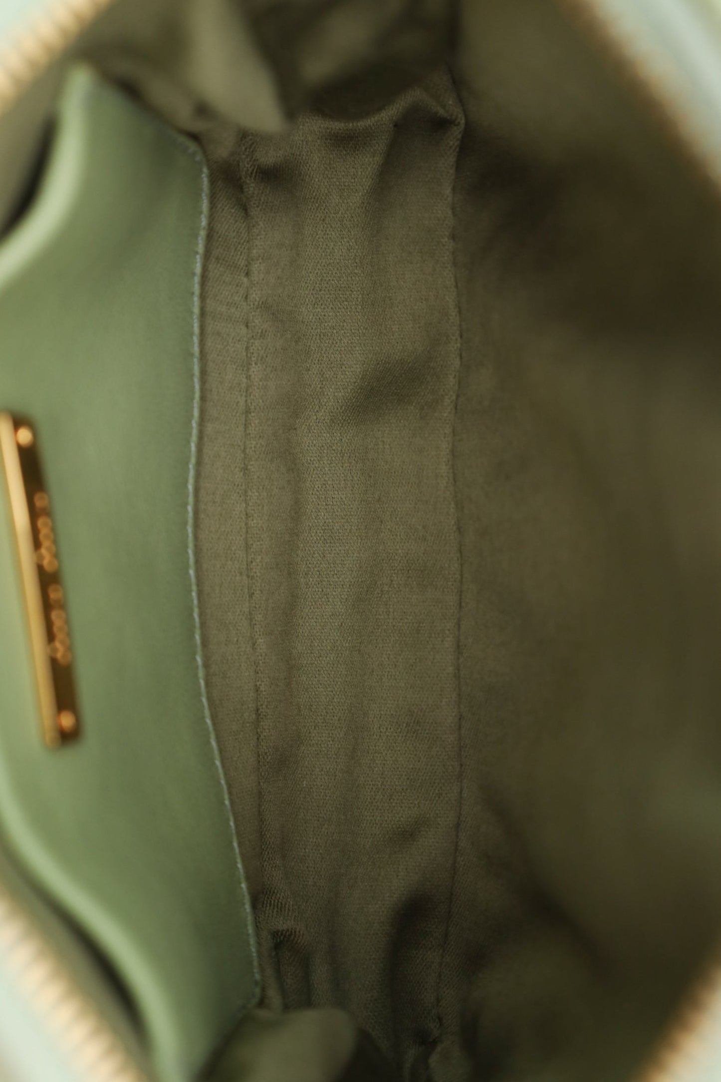 Miu Miu Green Matelassé Nappa Leather Mini Chain Bag