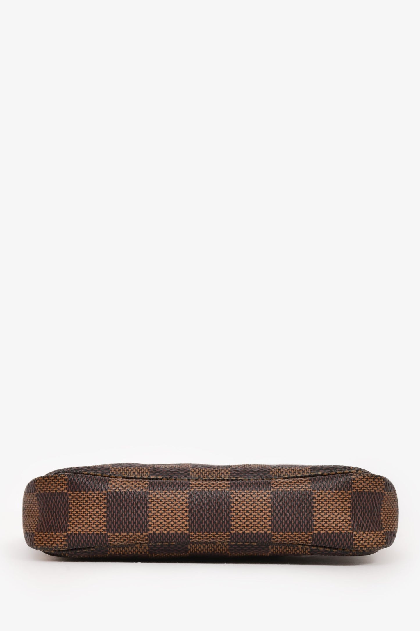 Louis Vuitton Damier Ebene Leather Mini Pochette Accesoires