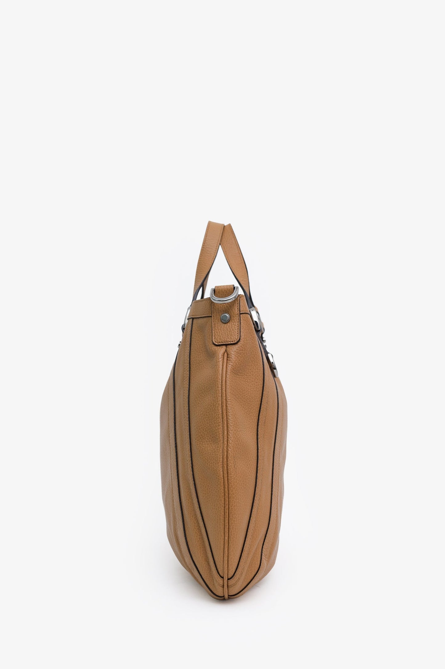 Gucci Brown Leather 'Abbey' Shoulder Bag