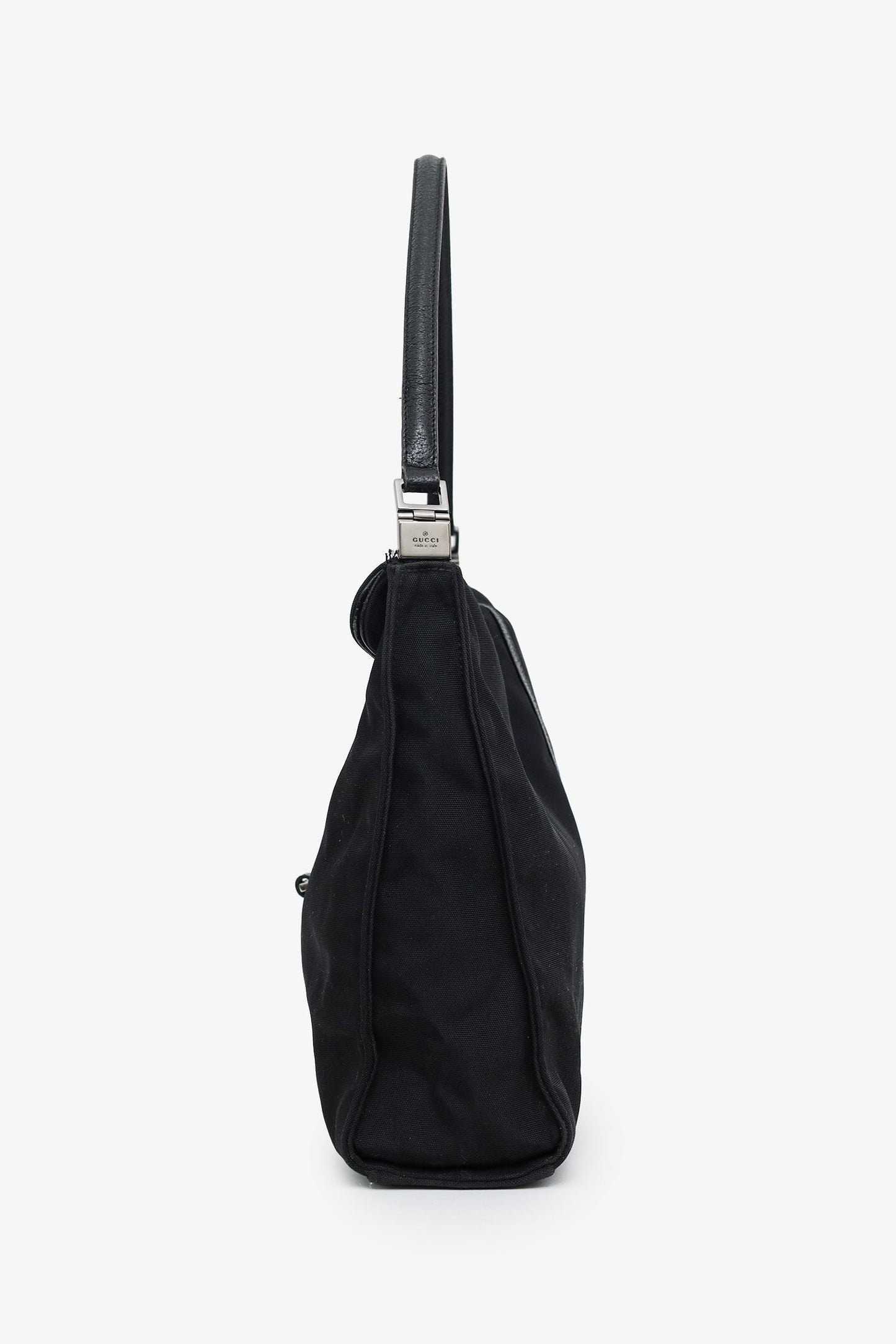 Gucci Black Nylon Jackie Shoulder Bag