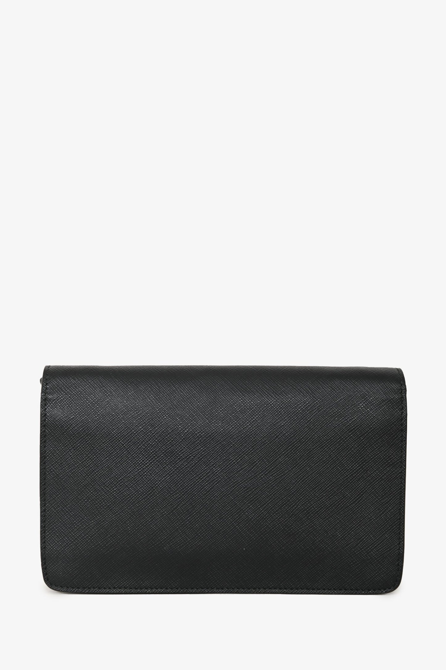 Prada Black Saffiano Bow Crossbody