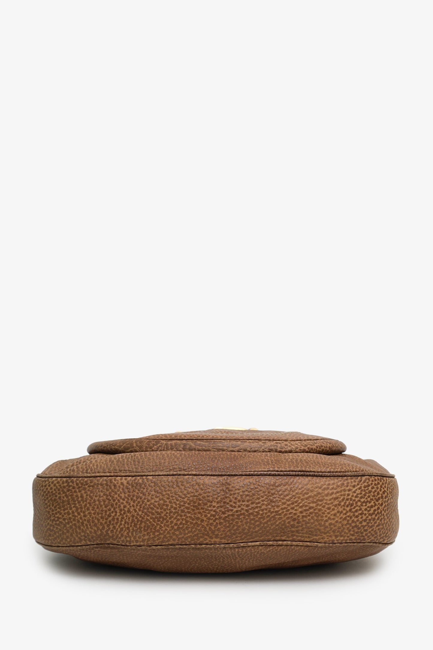 Gucci Brown Guccissima Leather Large New Pelham Horsebit Shoulder Bag