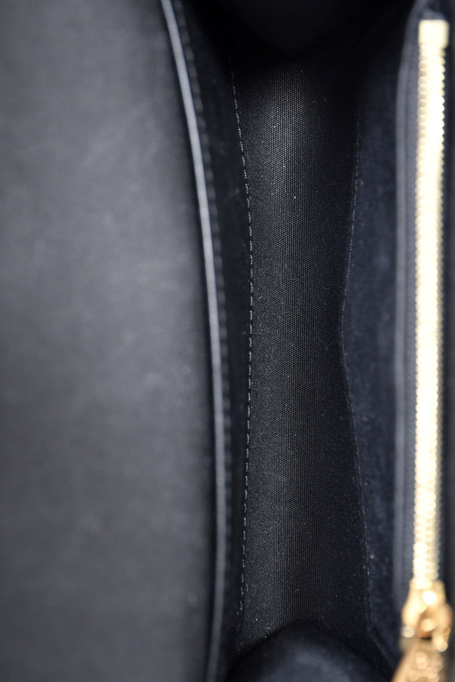 Louis Vuitton Black Patent Leather Louise PM Chain Crossbody Bag