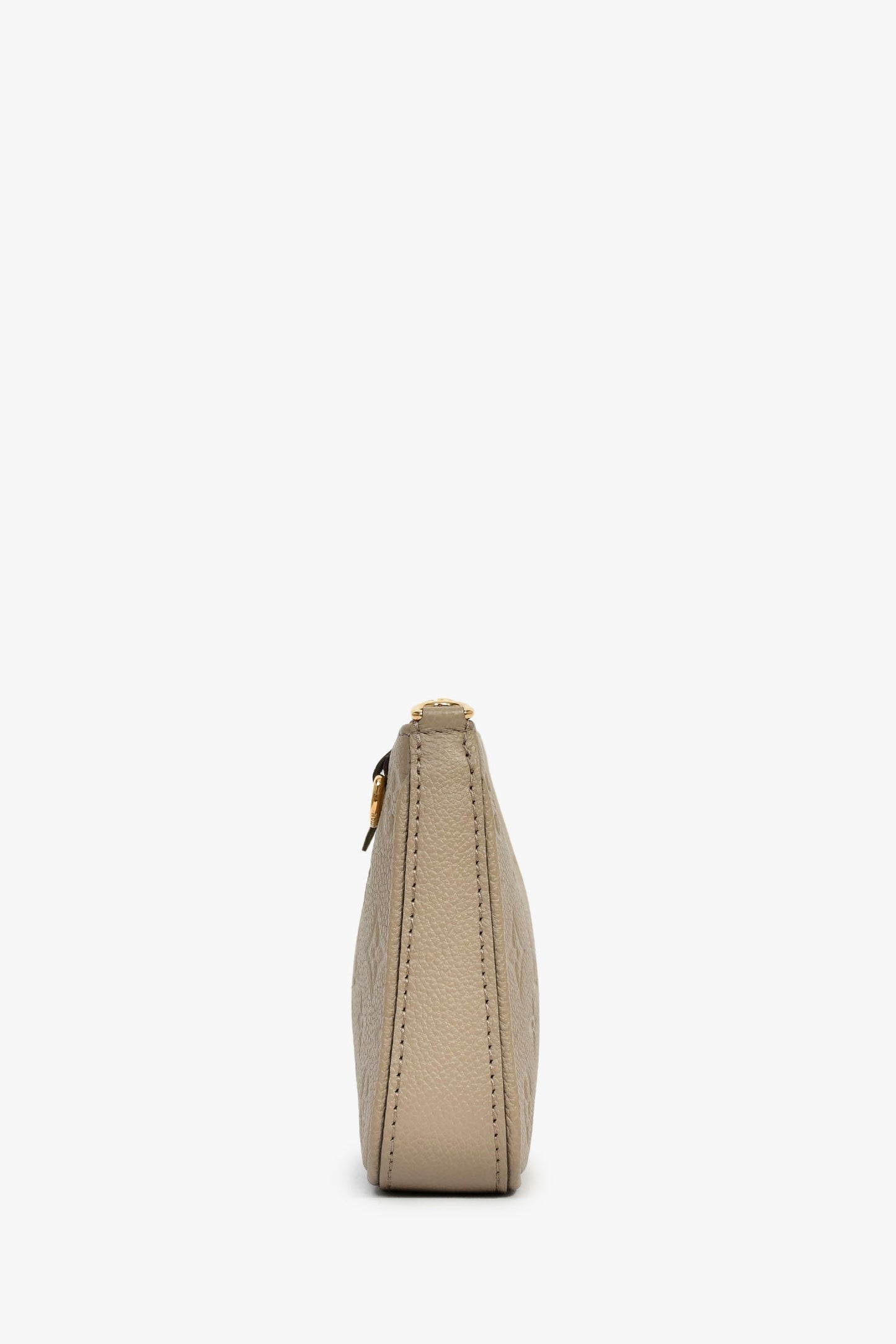 Louis Vuitton Taupe Monogram Empreinte Easy Pouch On Strap