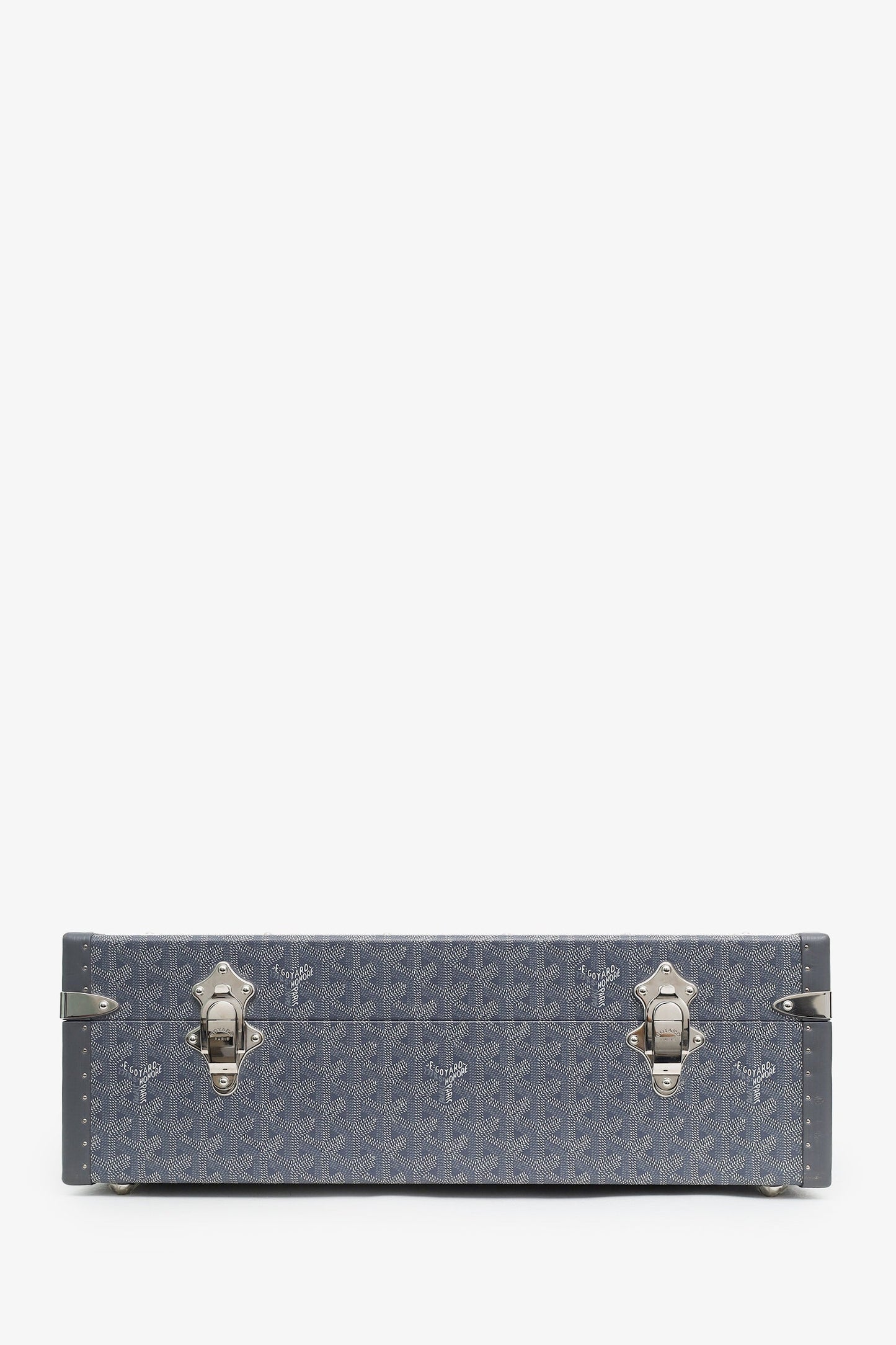 Goyard Grey Goyardine Canvas Limited Edition 4-Piece Art Book & Trunk Set