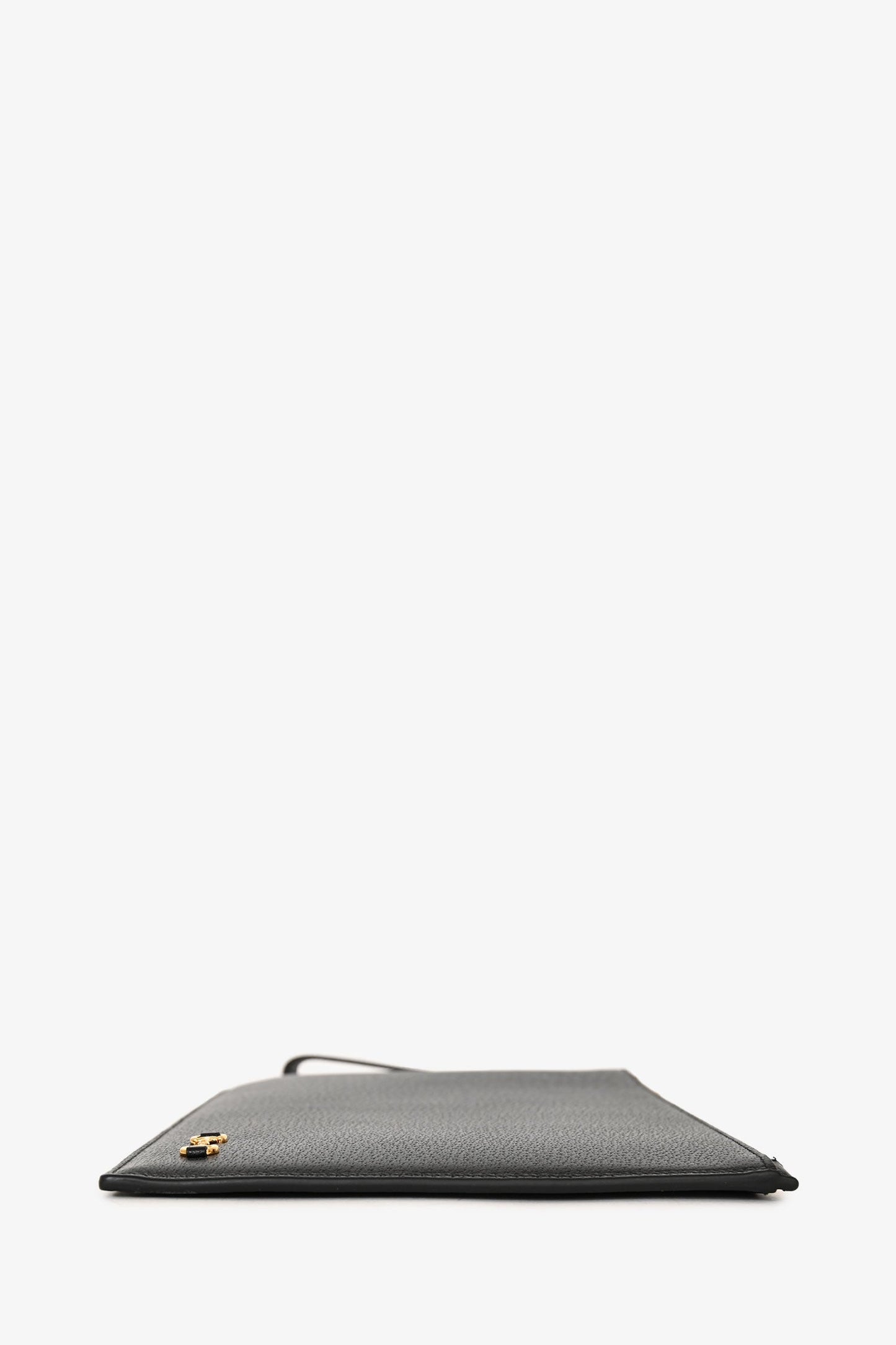 Gucci Black Leather Horsebit 1955 Zip Pouch
