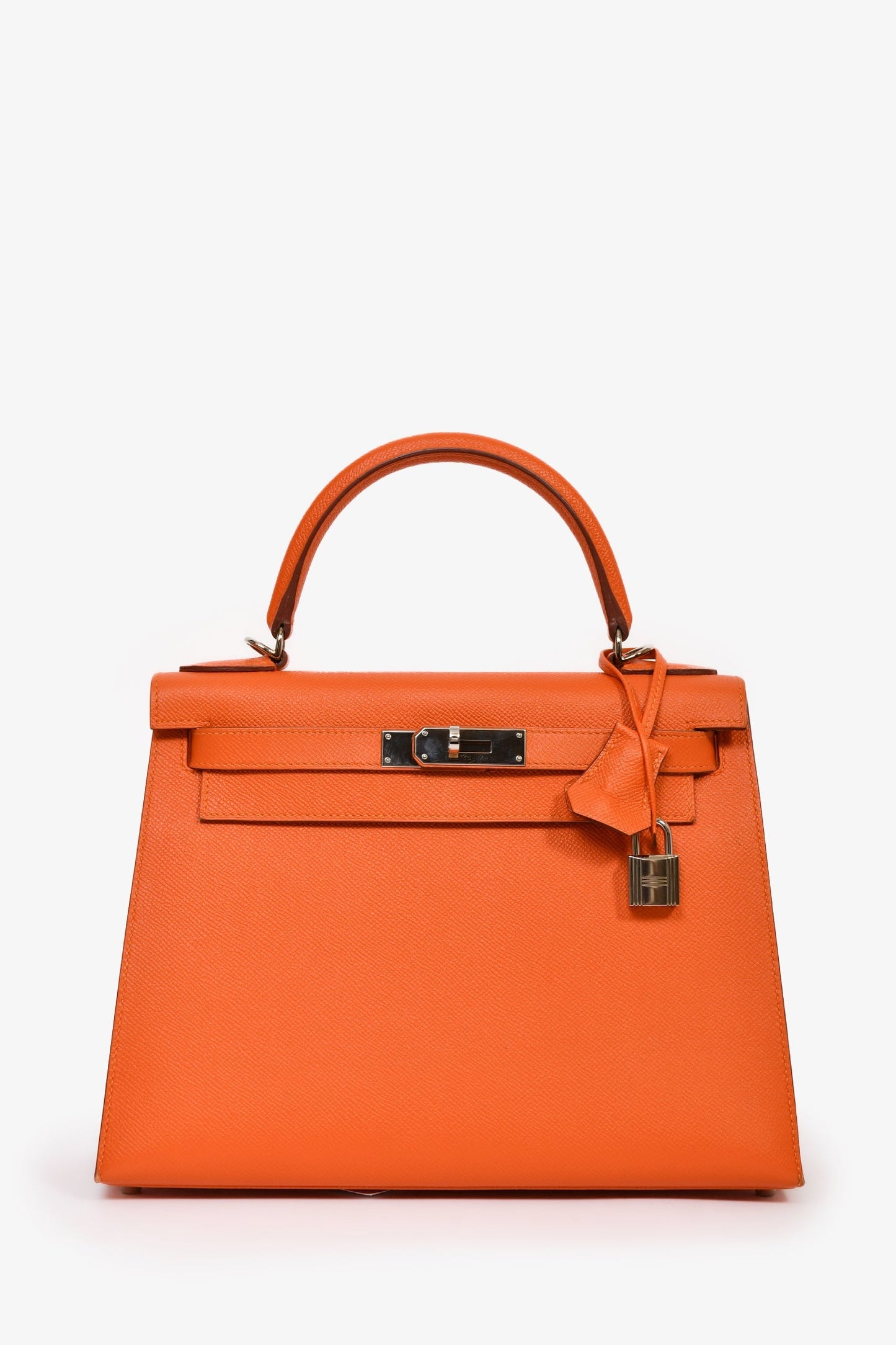Hermès 2016 Orange Epsom Sellier Kelly 28 PHW