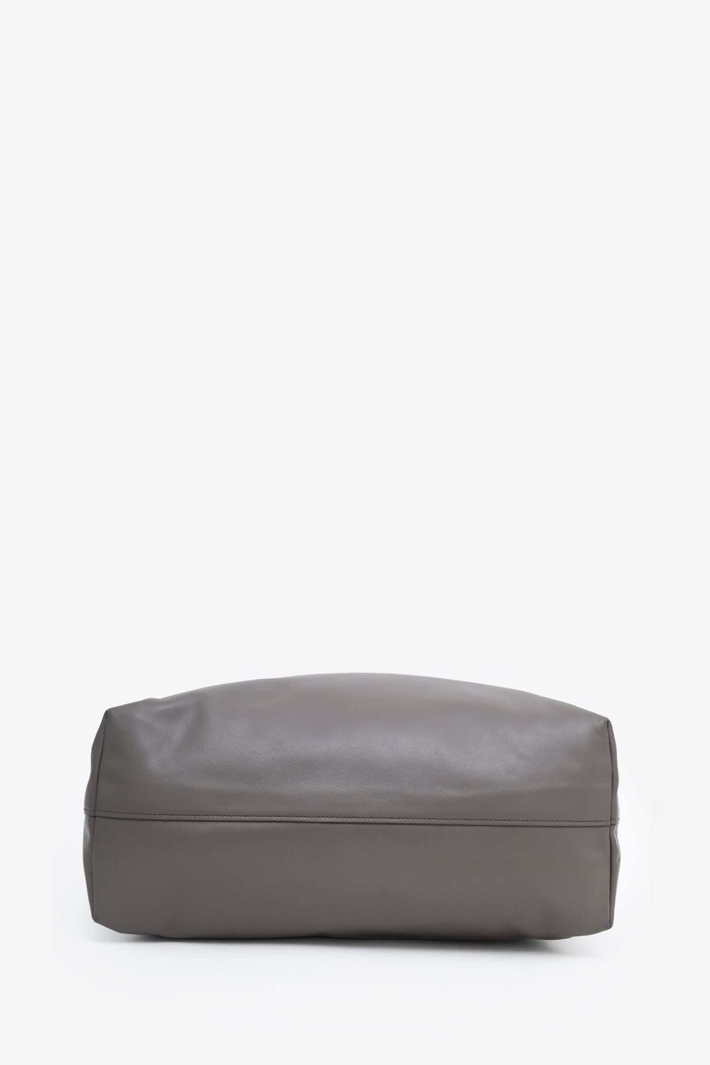 Prada Grey Soft Calf Leather 'Bauletto' Crossbody Bag