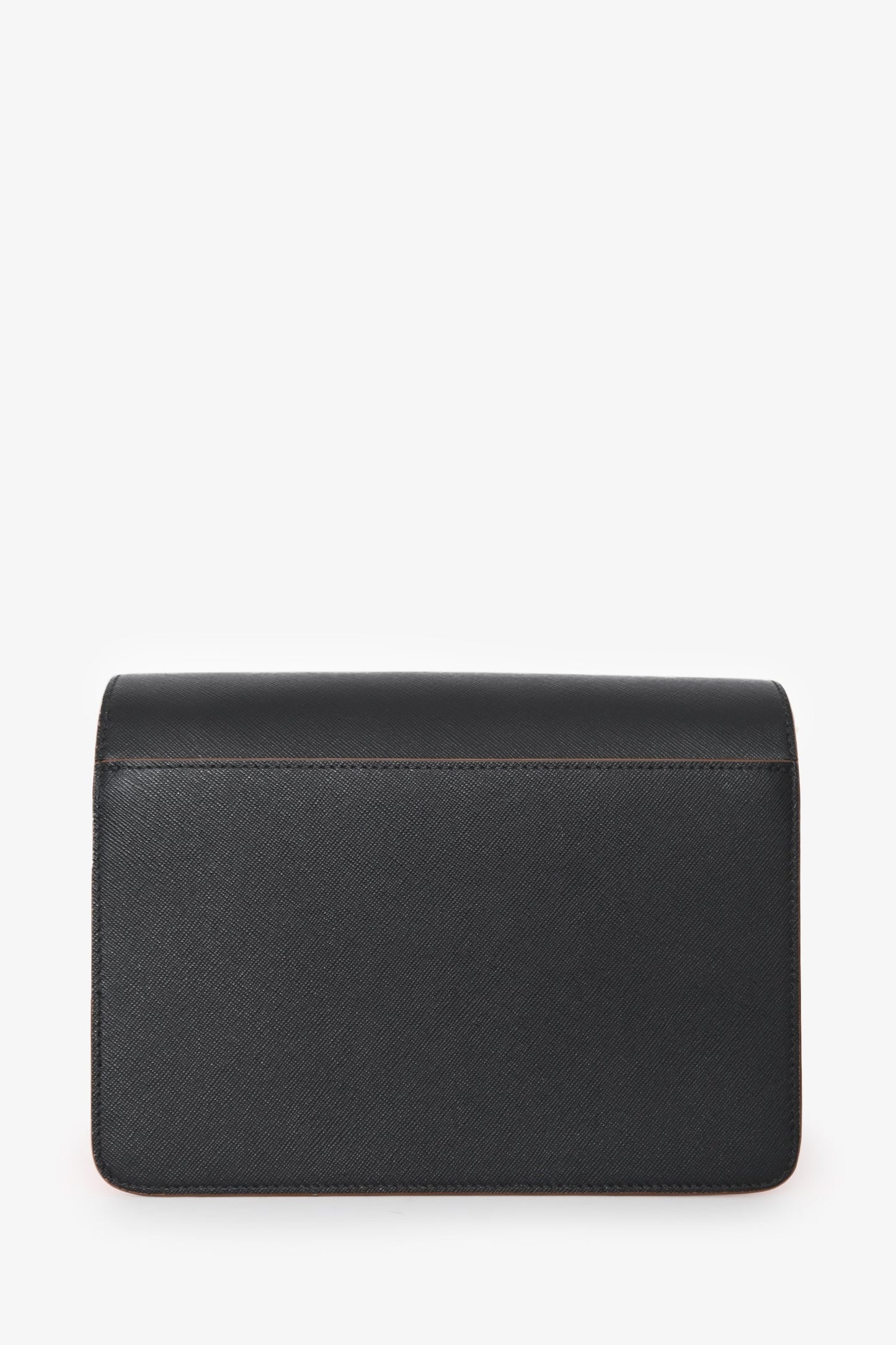 Marni Black/Pink Leather Medium Trunk Bag