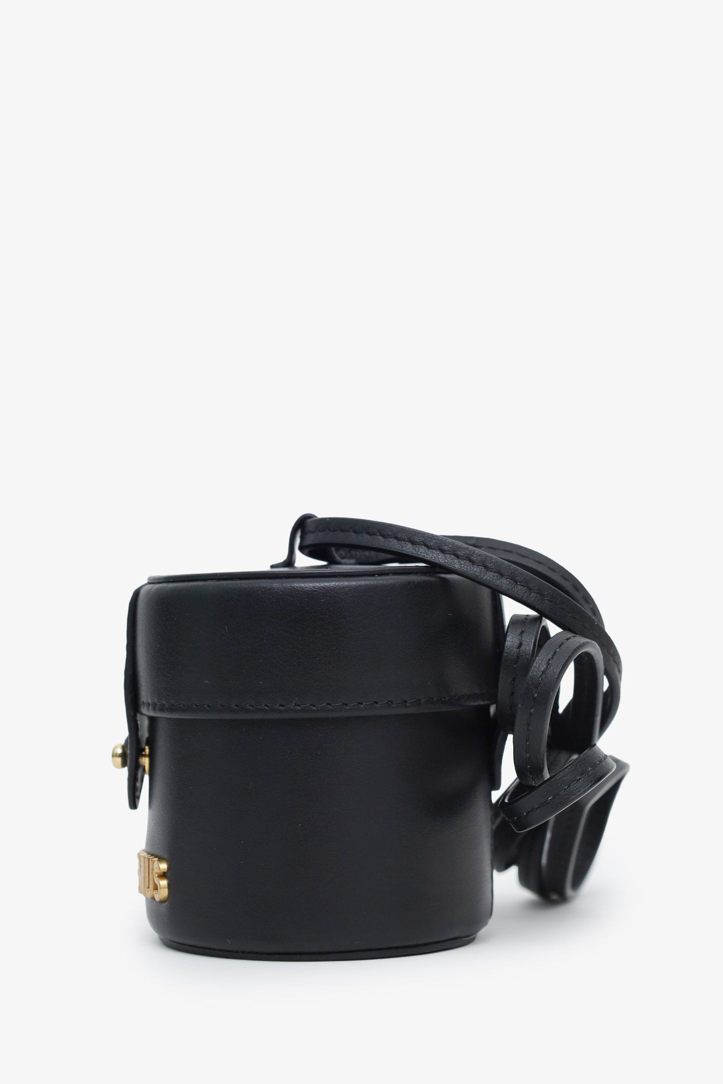 Jacquemus Black Leather Le Vanity Mini Bag