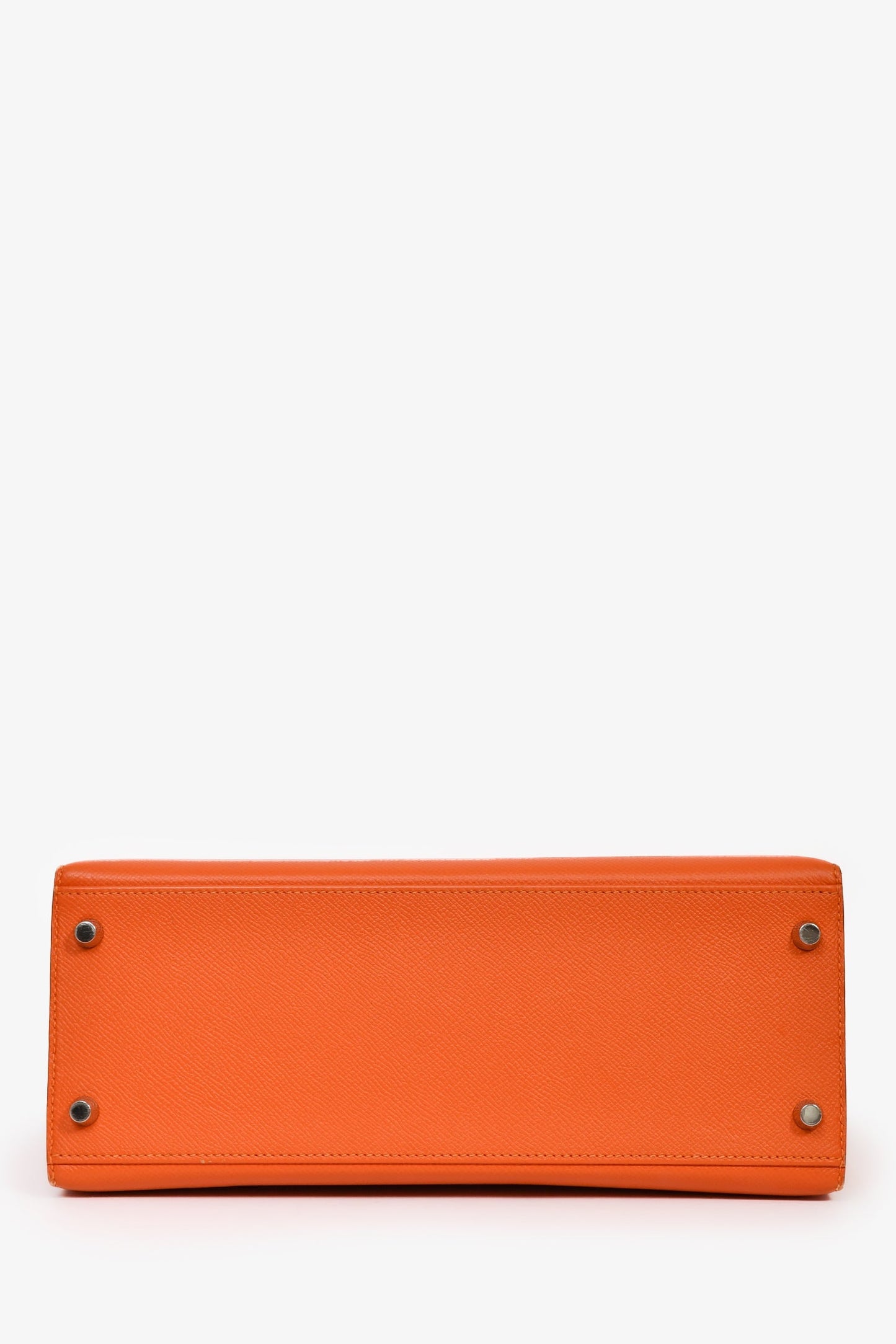 Hermès 2016 Orange Epsom Sellier Kelly 28 PHW