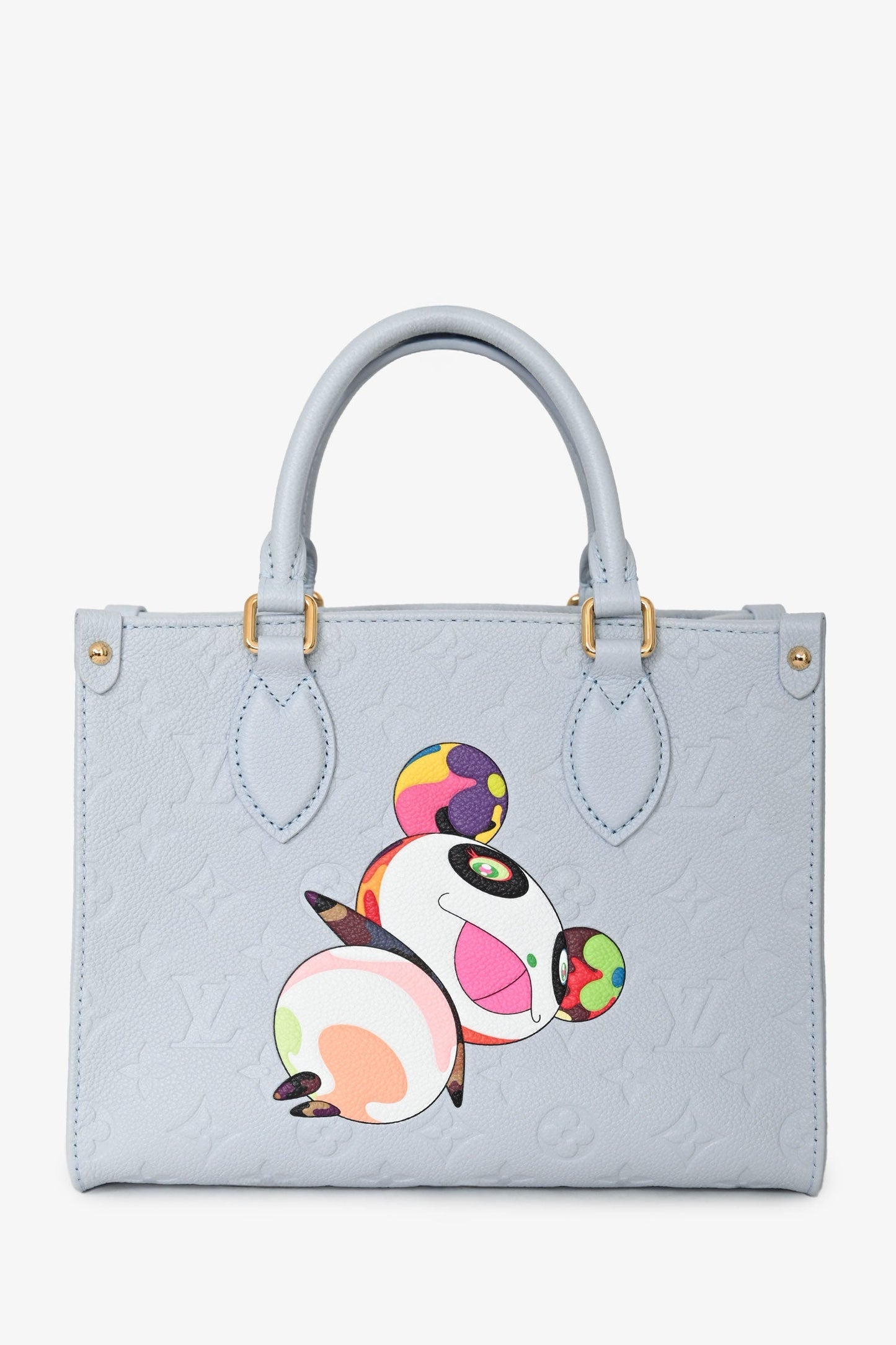 Louis Vuitton Washed Blue Empreinte OnTheGo PM Tote