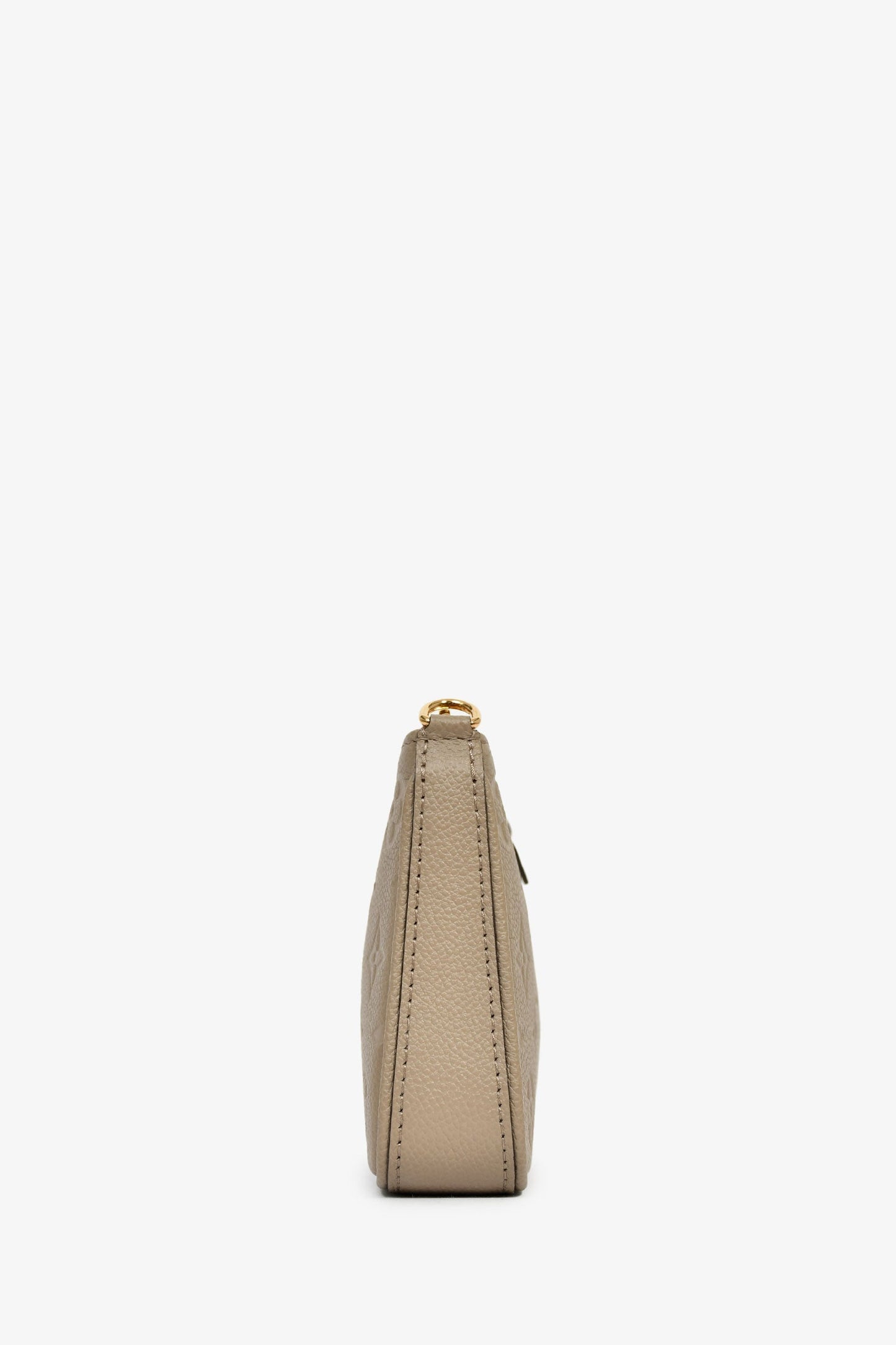 Louis Vuitton Taupe Monogram Empreinte Easy Pouch On Strap