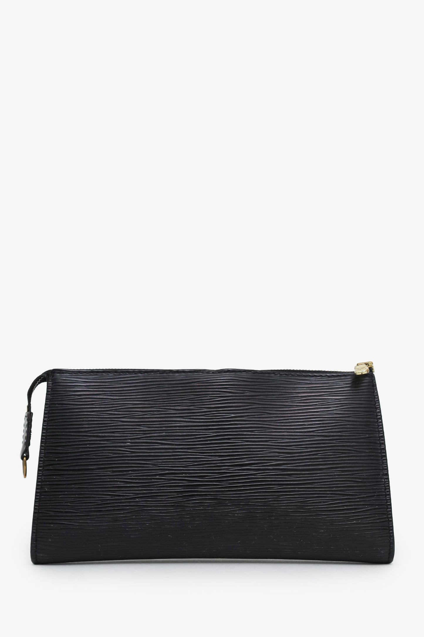 Louis Vuitton Black Epi Leather Pochette With Strap