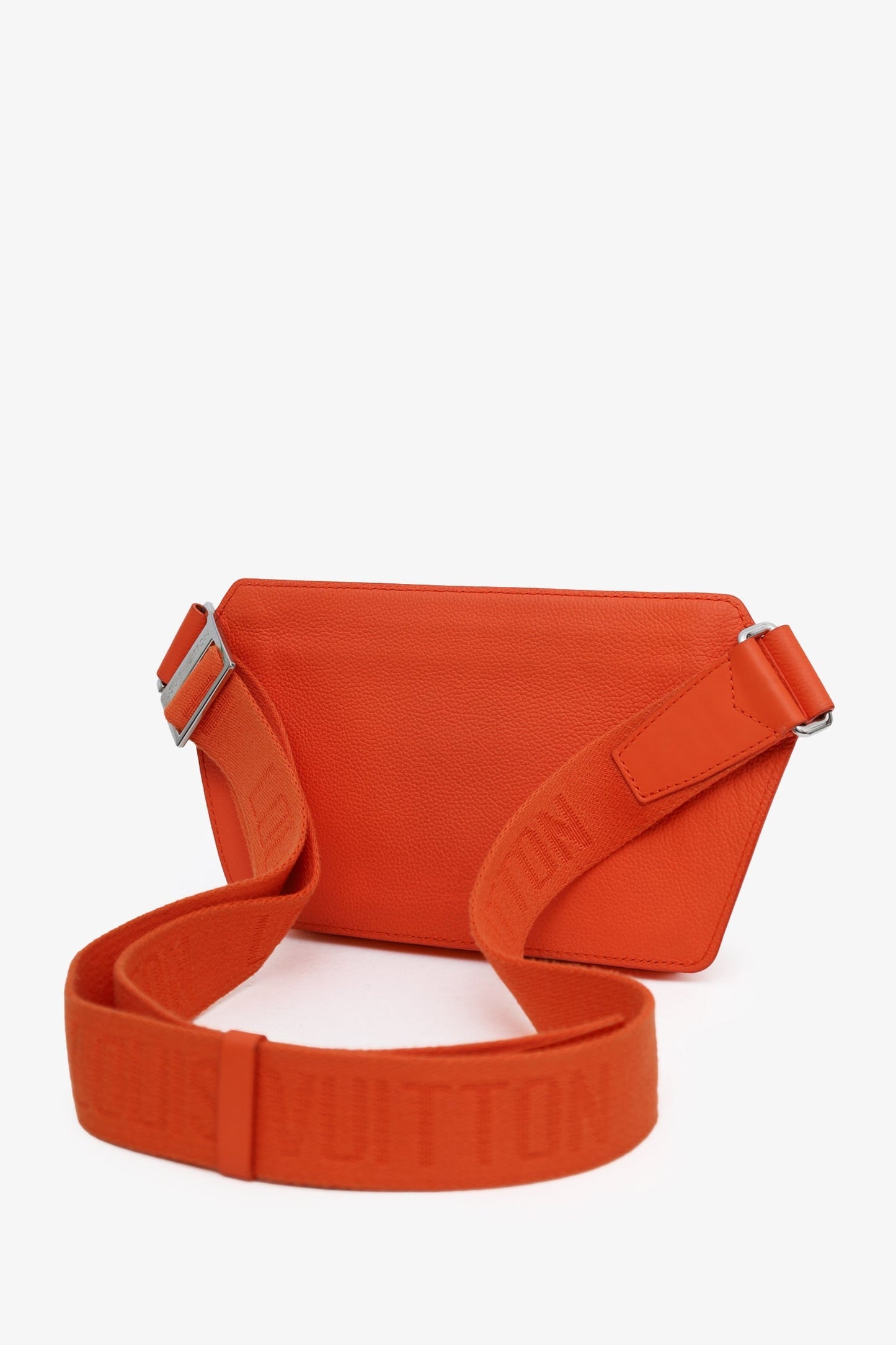 Louis Vuitton Orange Leather Aerogram Takeoff Sling Bag
