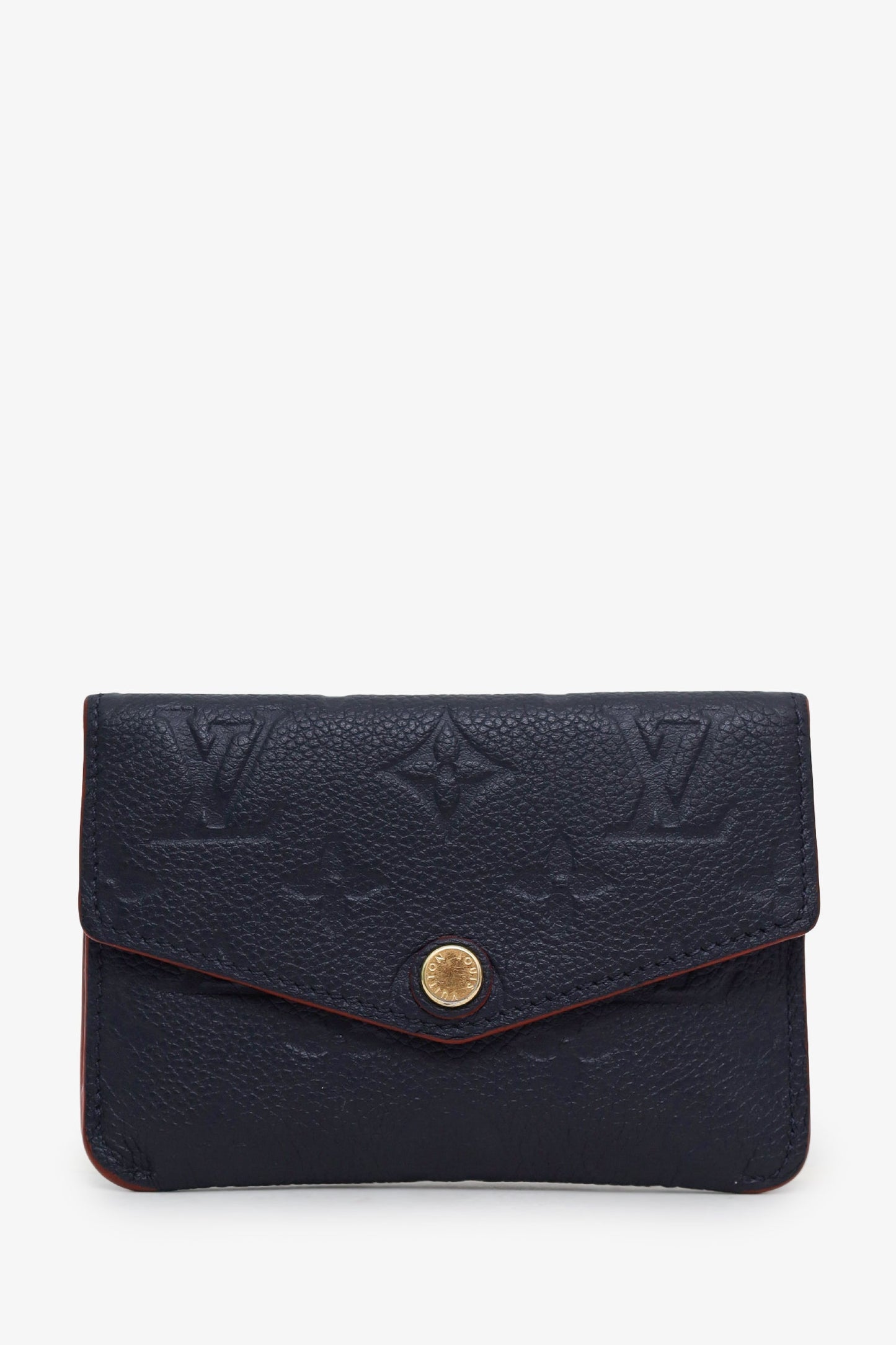 Louis Vuitton 2018 Navy Monogram Empreinte Key Pouch