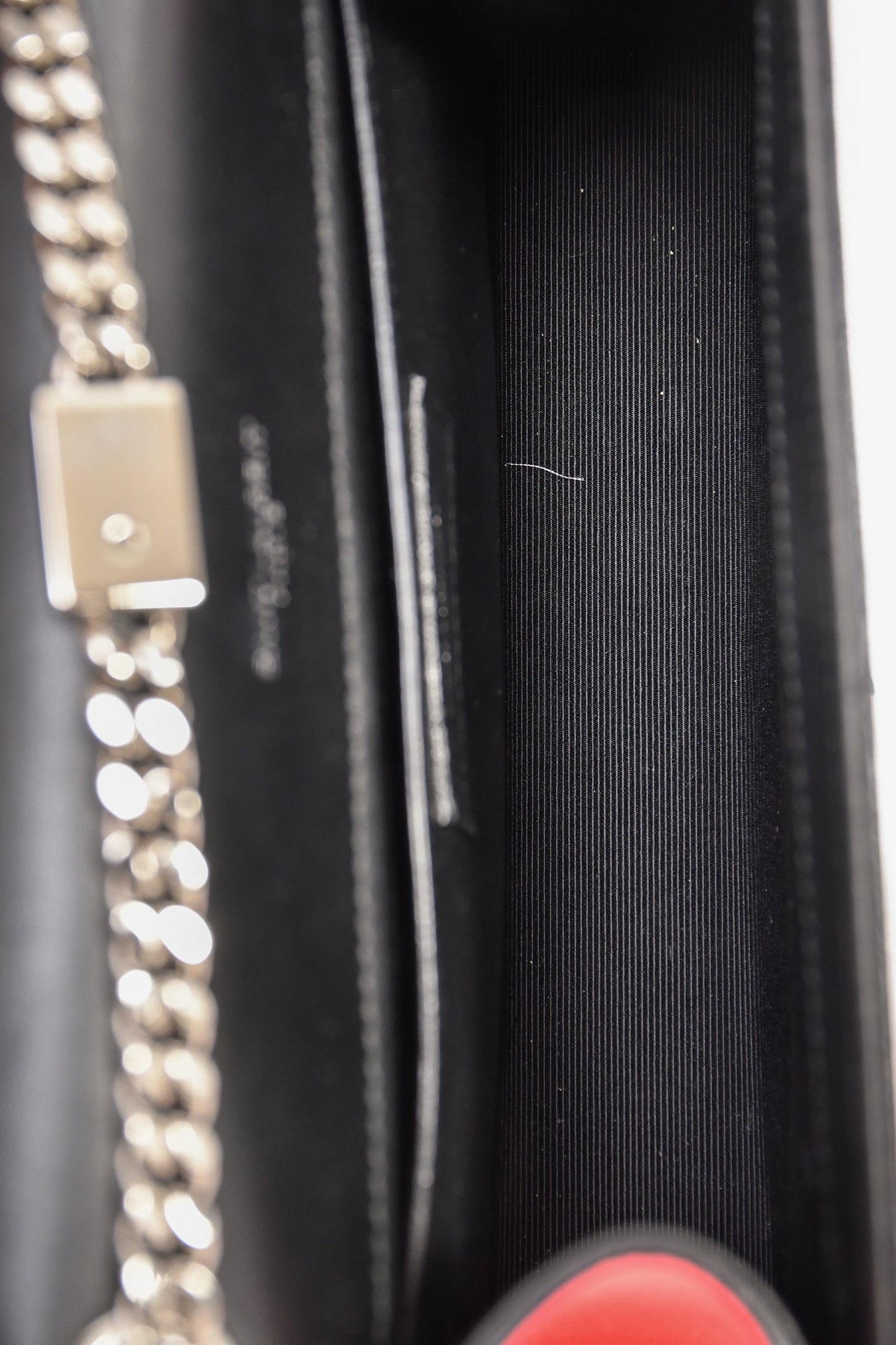 Saint Laurent Hot Pink Grained Leather Small Kate Bag
