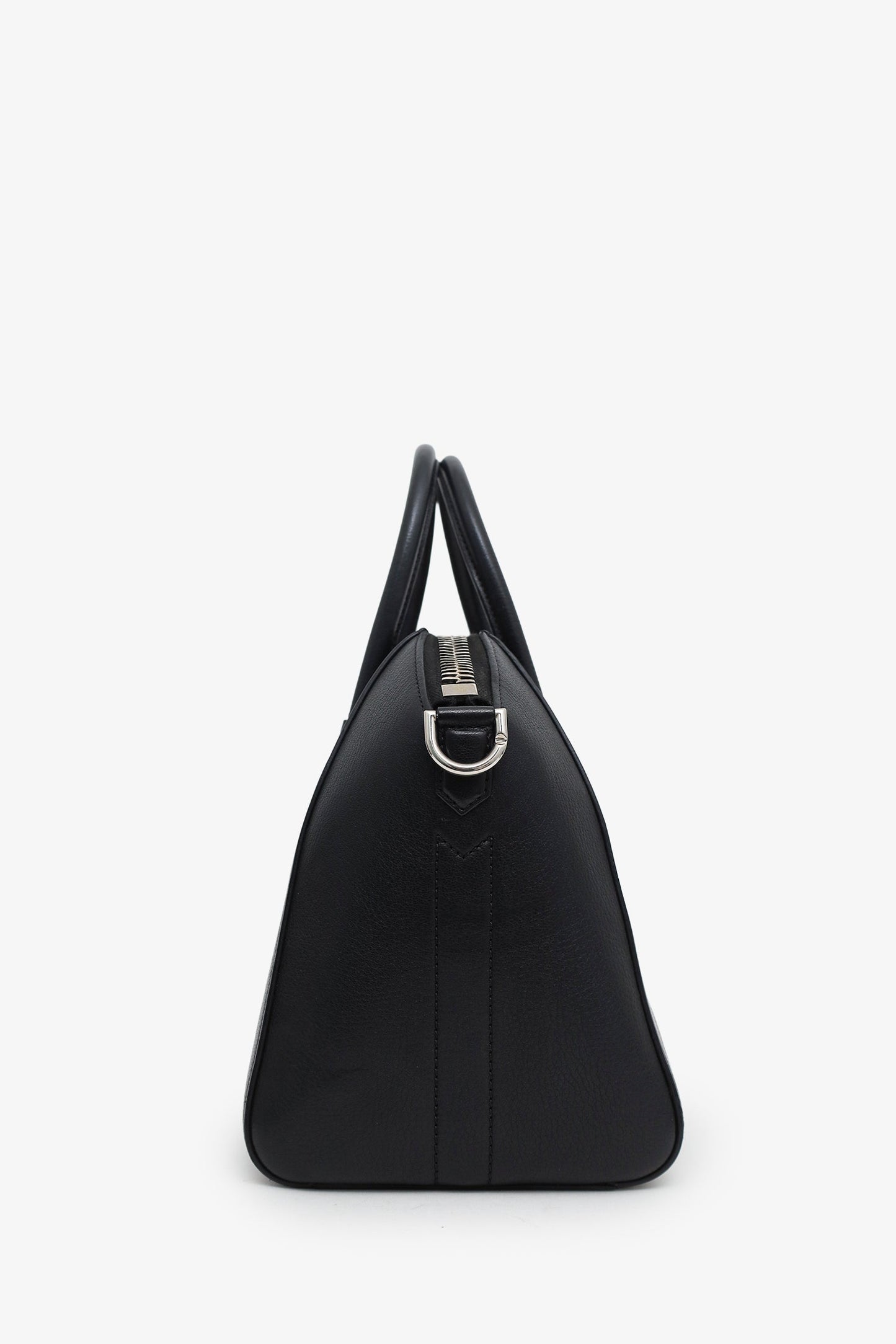 Givenchy Black Leather Small Antigona Bag With Strap