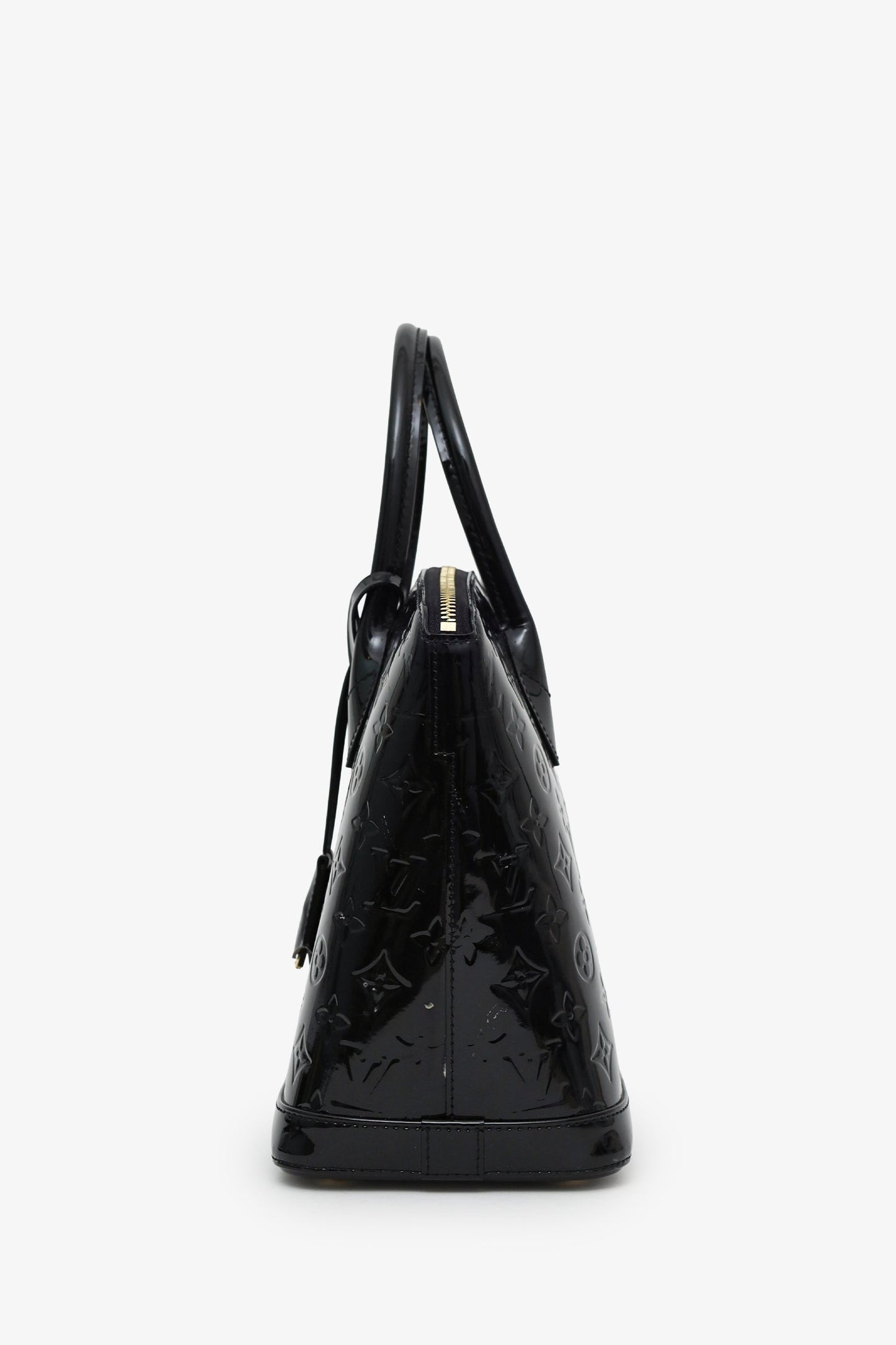 Louis Vuitton 2014 Black Monogram Vernis Lockit PM Bag