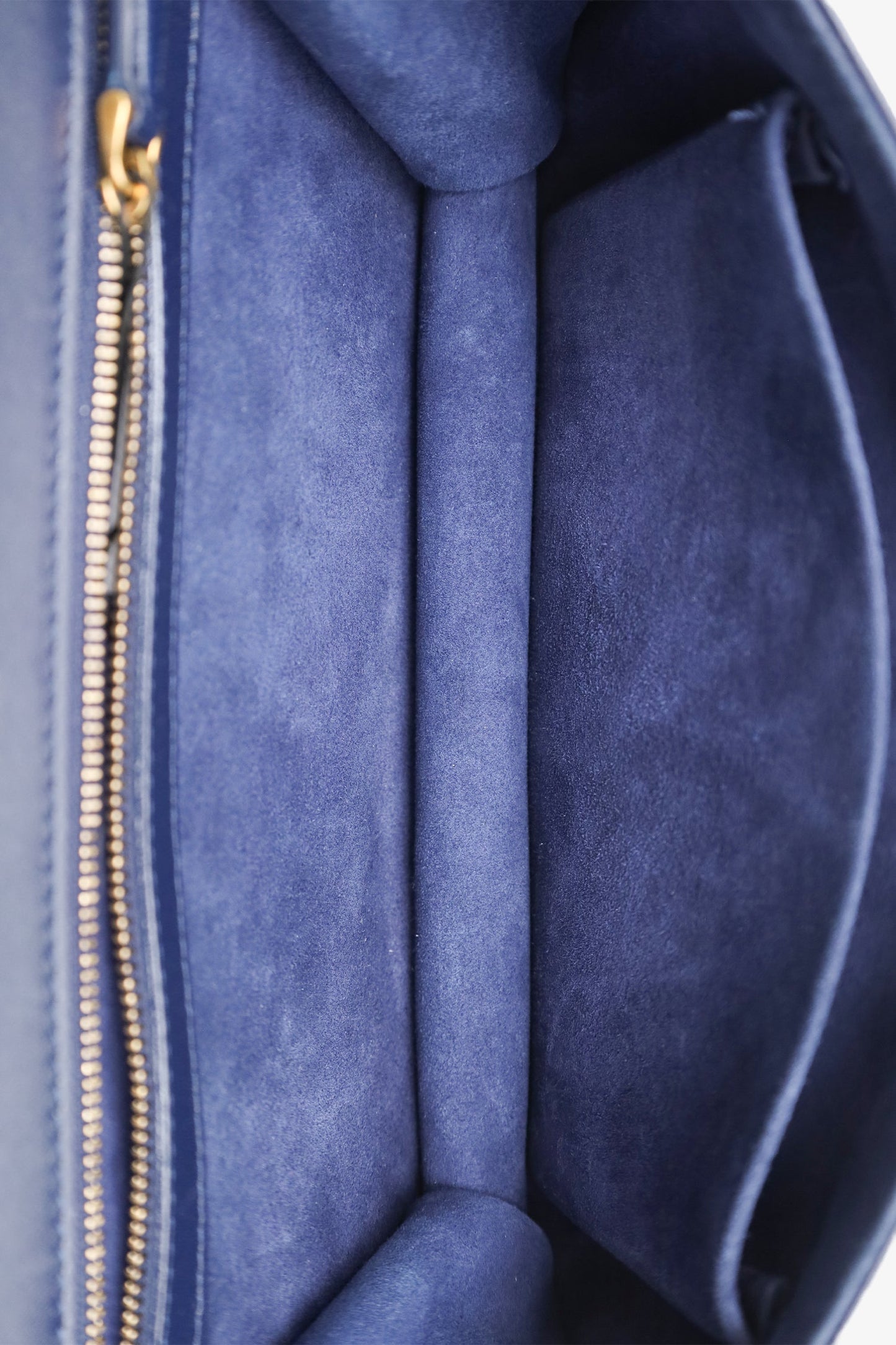 Christian Dior 2018 Navy Blue Leather Studded Diorama Flap Bag