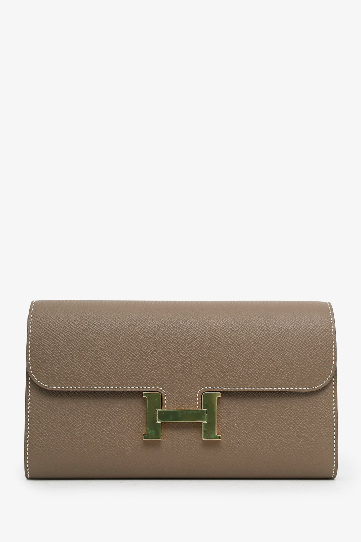 Hermès 2023 Etoupe Epsom Leather Constance to Go