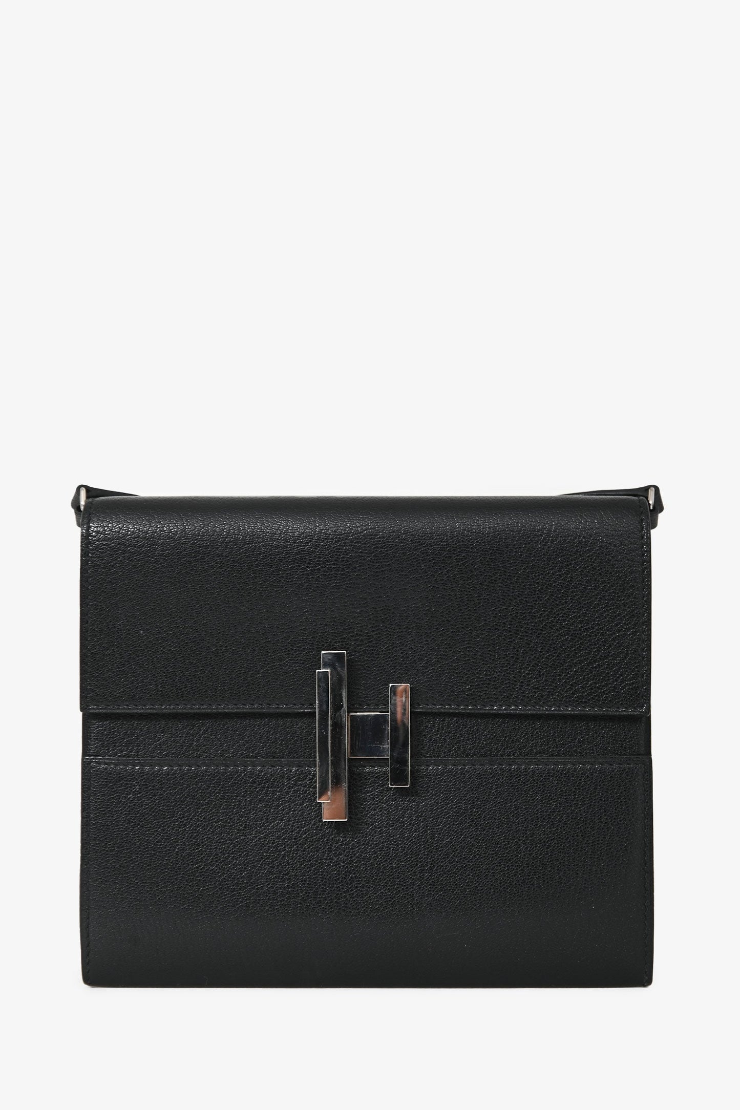 Hermès 2019 Black Chevre Mysore Cinhetic Mini Crossbody