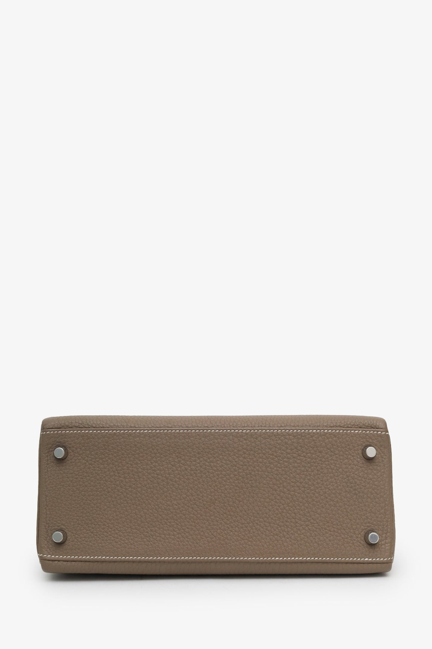 Hermès 2016 Etoupe Togo Leather Kelly 28 With Strap SHW