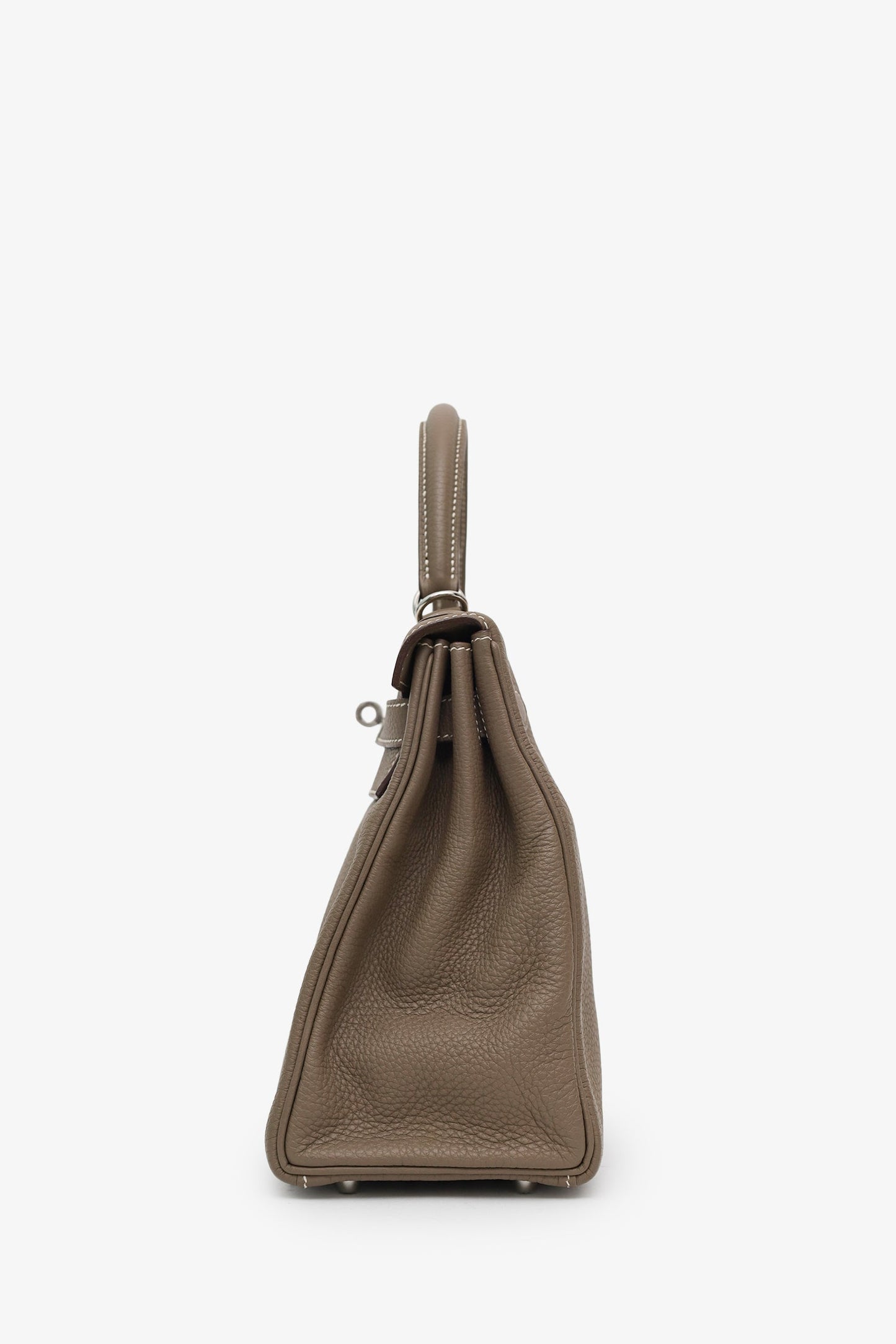 Hermès 2016 Etoupe Togo Leather Kelly 28 With Strap SHW
