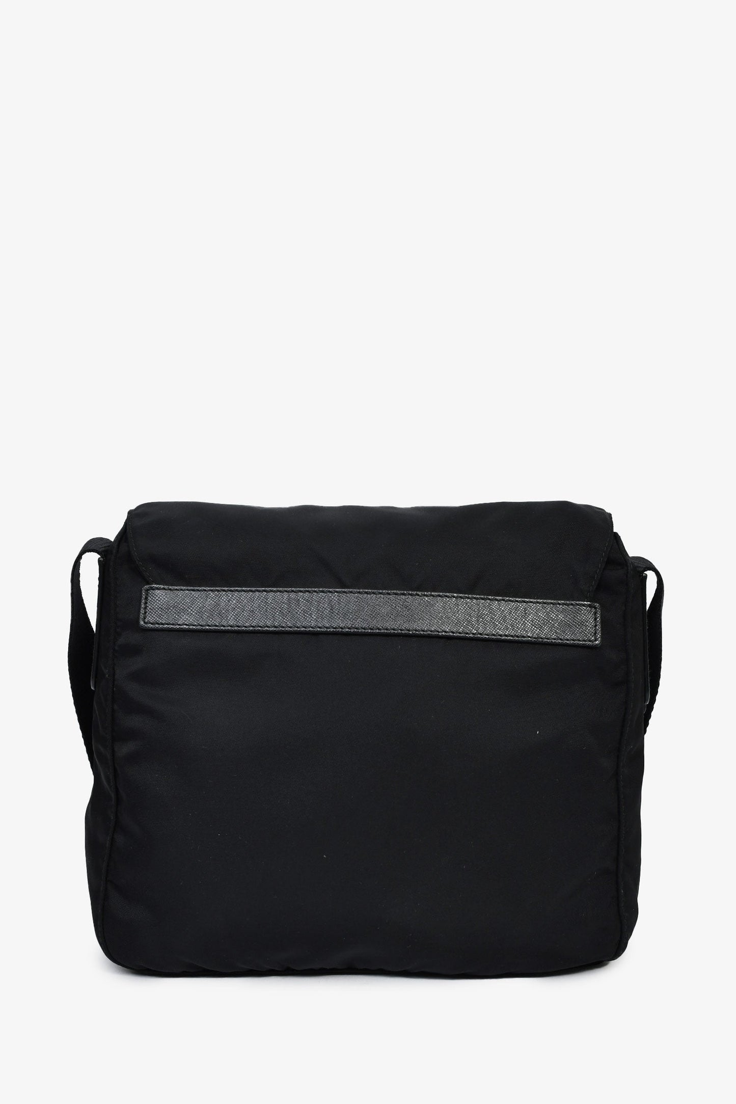 Prada Black Nylon Tessuto Messenger Bag
