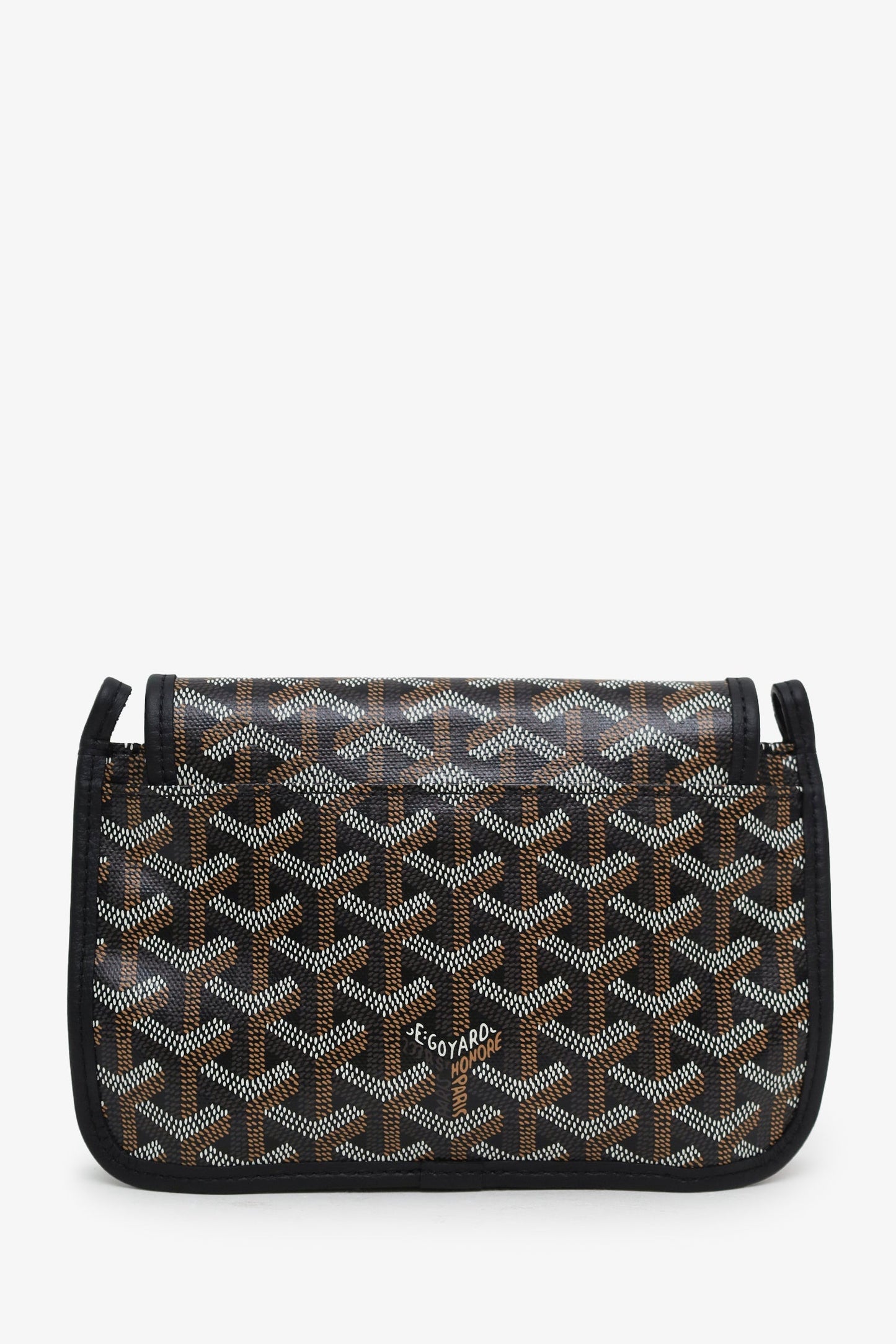 Goyard Black Goyardine Plumet Crossbody Bag
