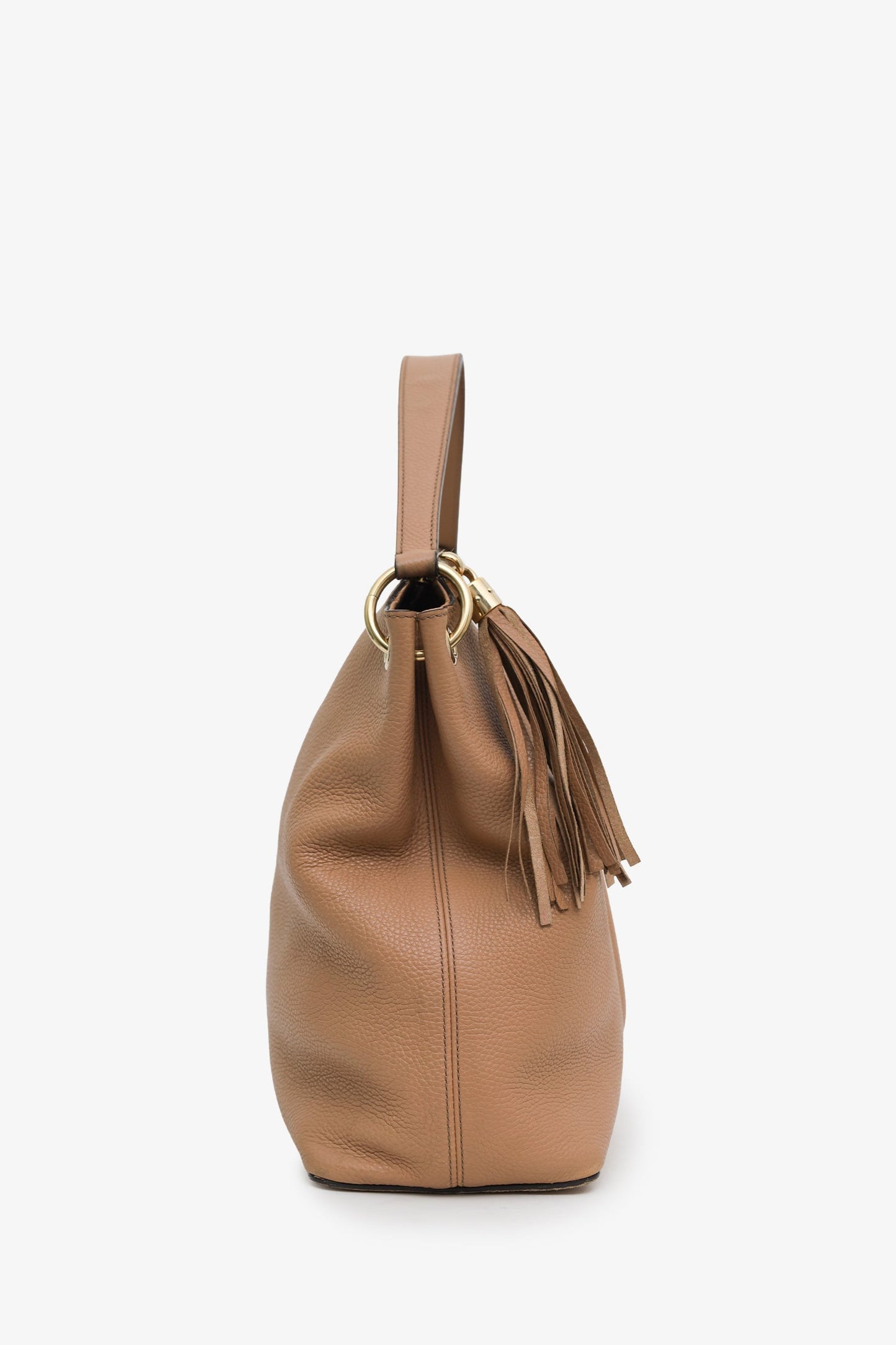Gucci Tan Leather Medium 'Soho' Chain Tote Bag