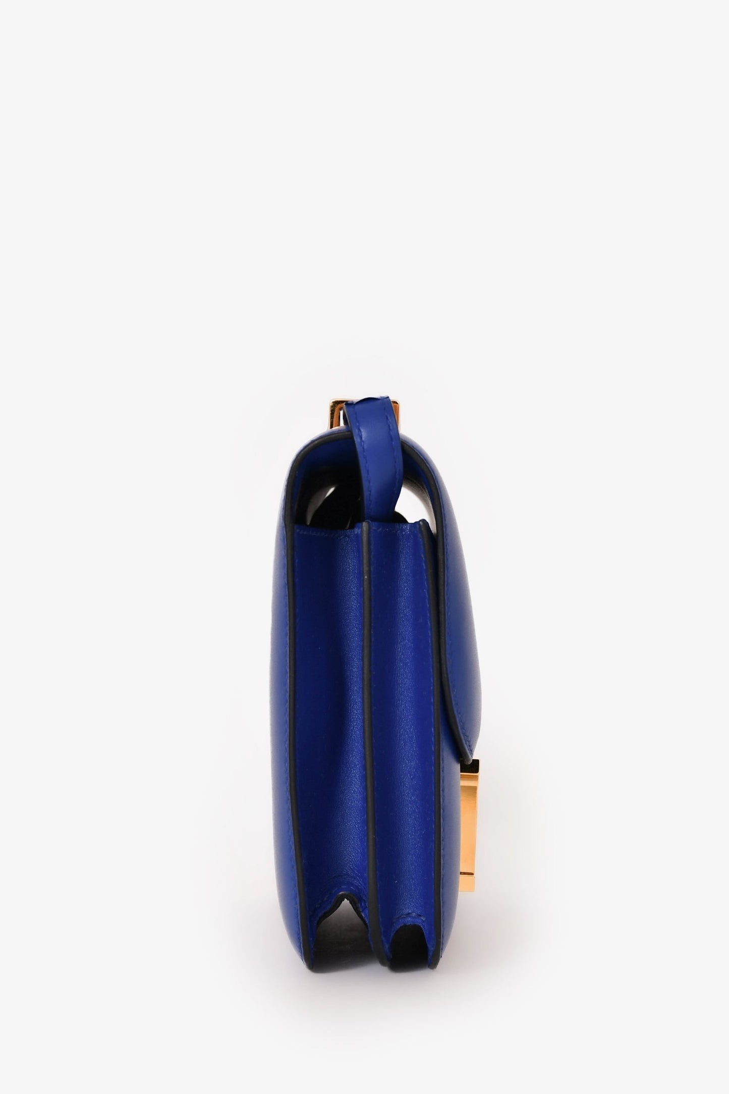 Hermès 2020 Electric Blue Swift Leather Constance 18 GHW