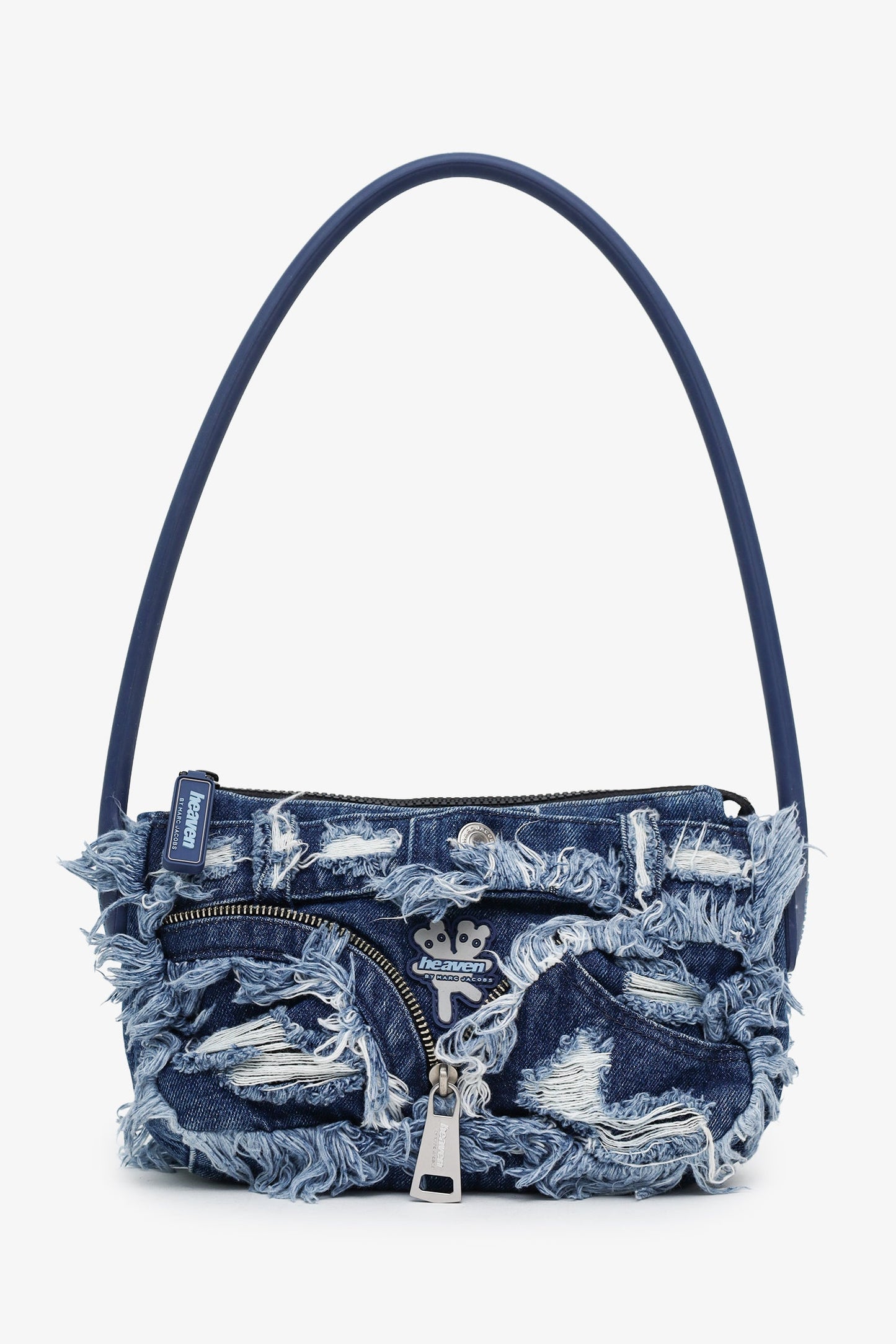 Heaven by Marc Jacobs Denim Distressed Shoulder Bag