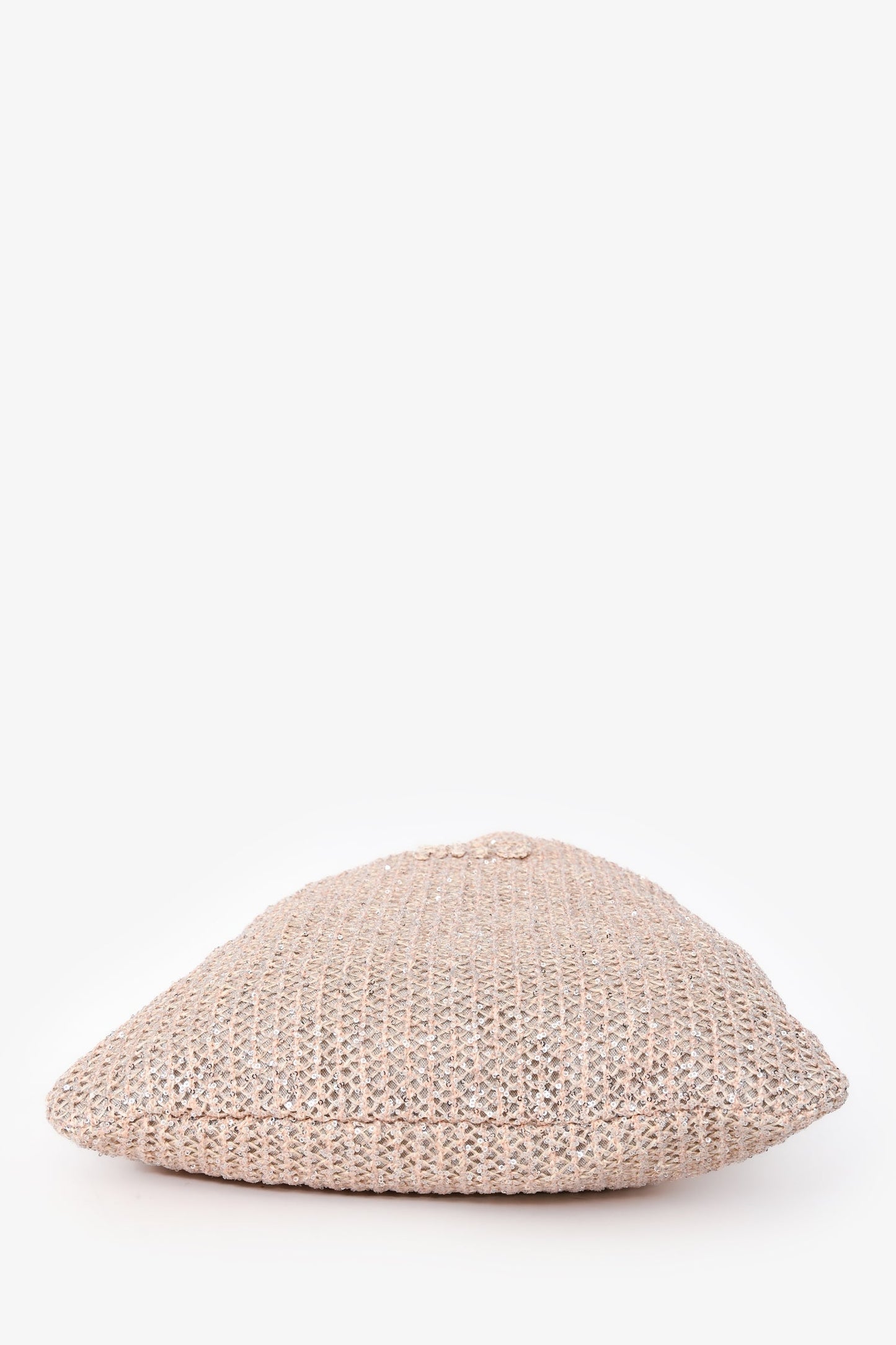 Miu Miu Blush Sequin Mesh Ivy Bag with Leather Pouch