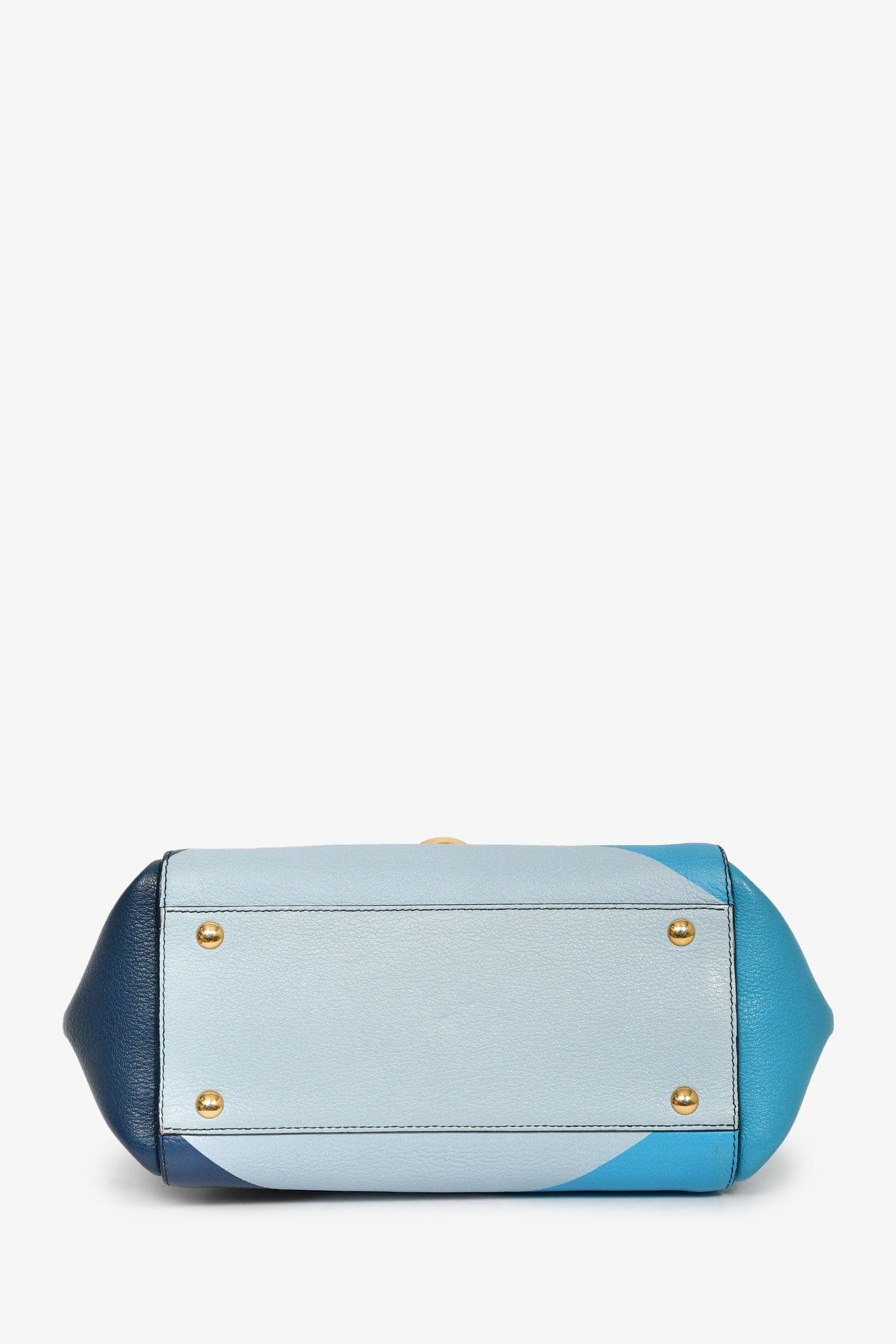 Salvatore Ferragamo 2016 Blue Sofia Leather Shoulder Bag