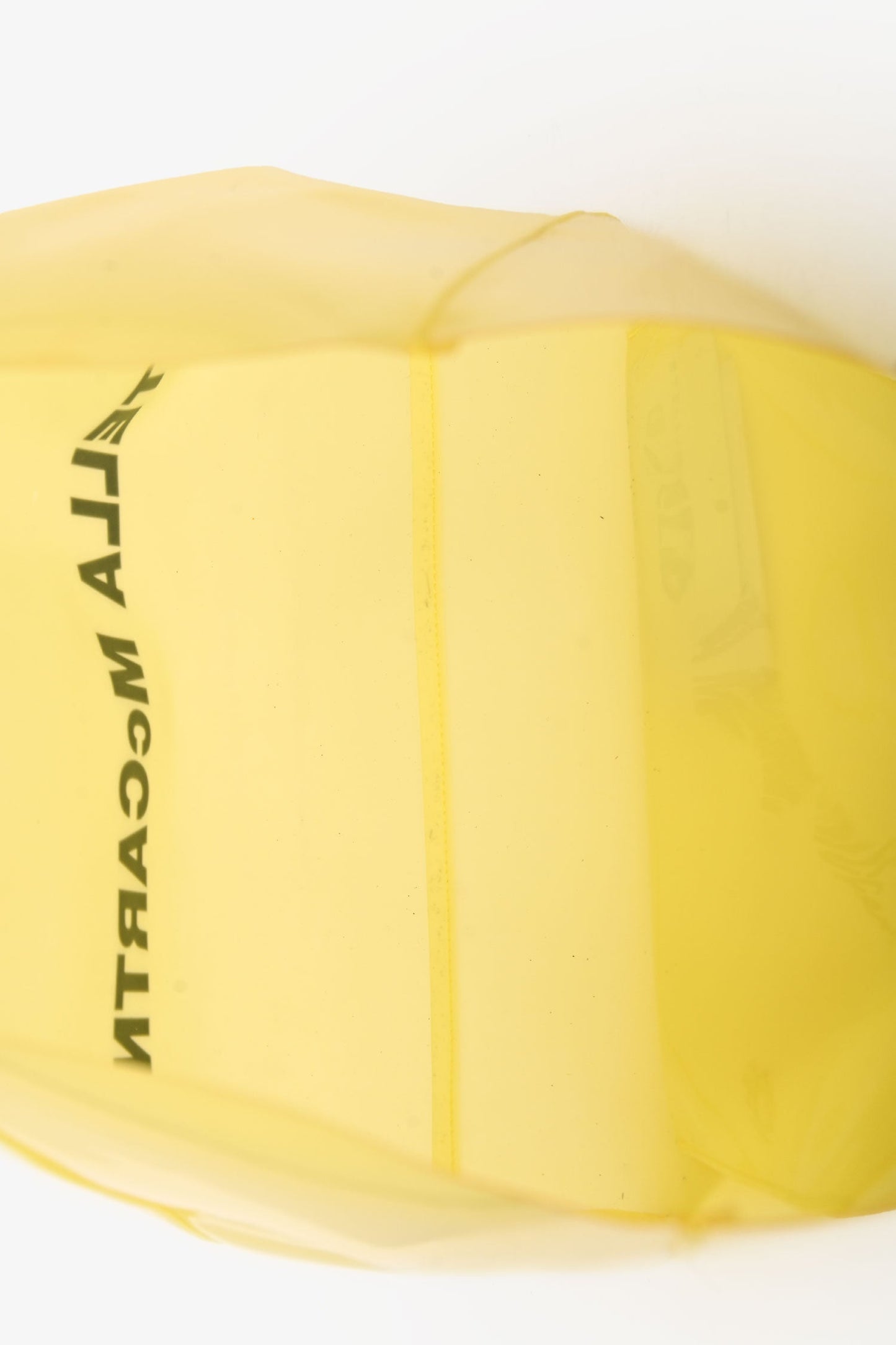 Stella McCartney Yellow Clear Logo Tote Bag