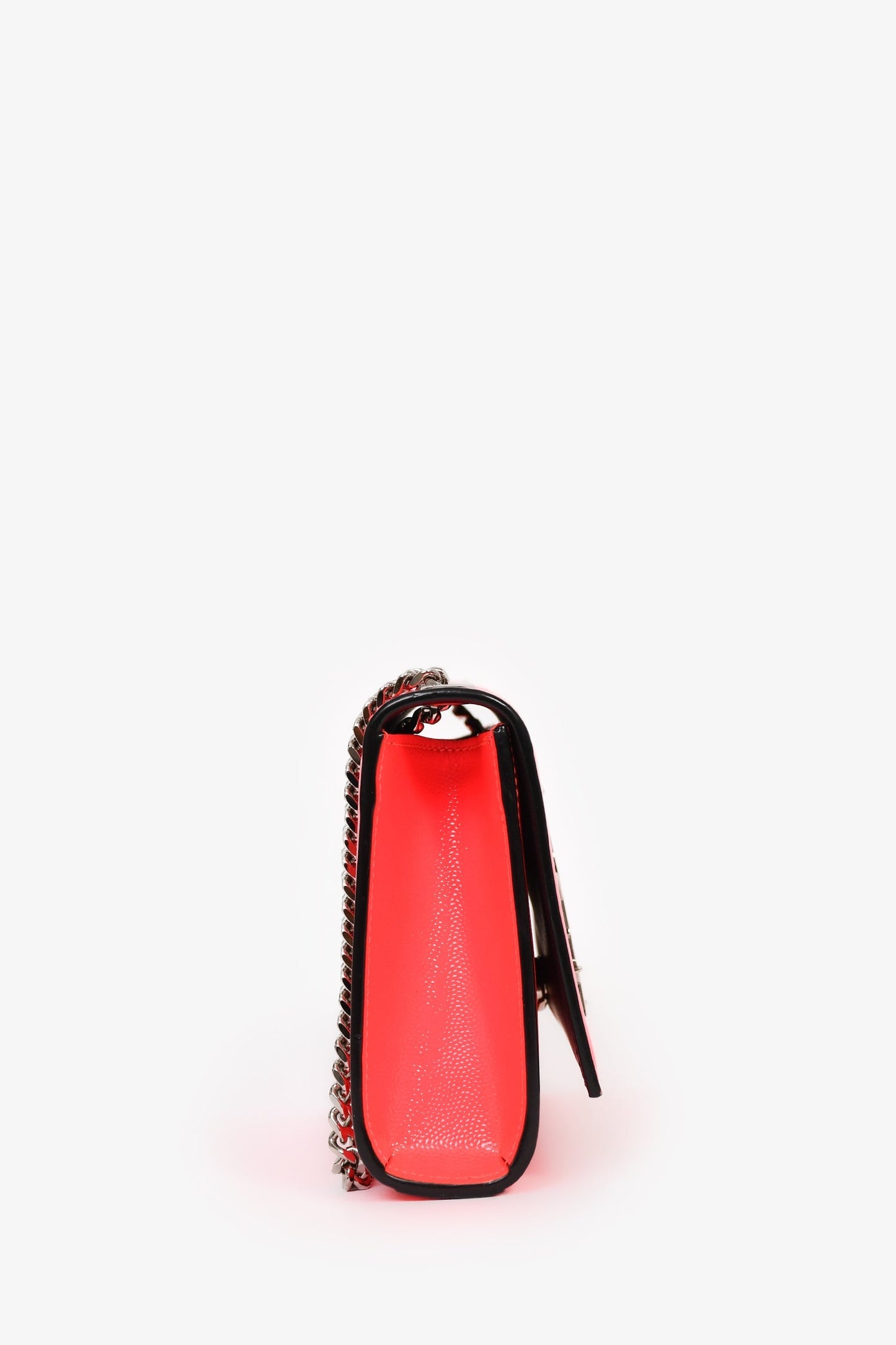 Saint Laurent Hot Pink Grained Leather Small Kate Bag