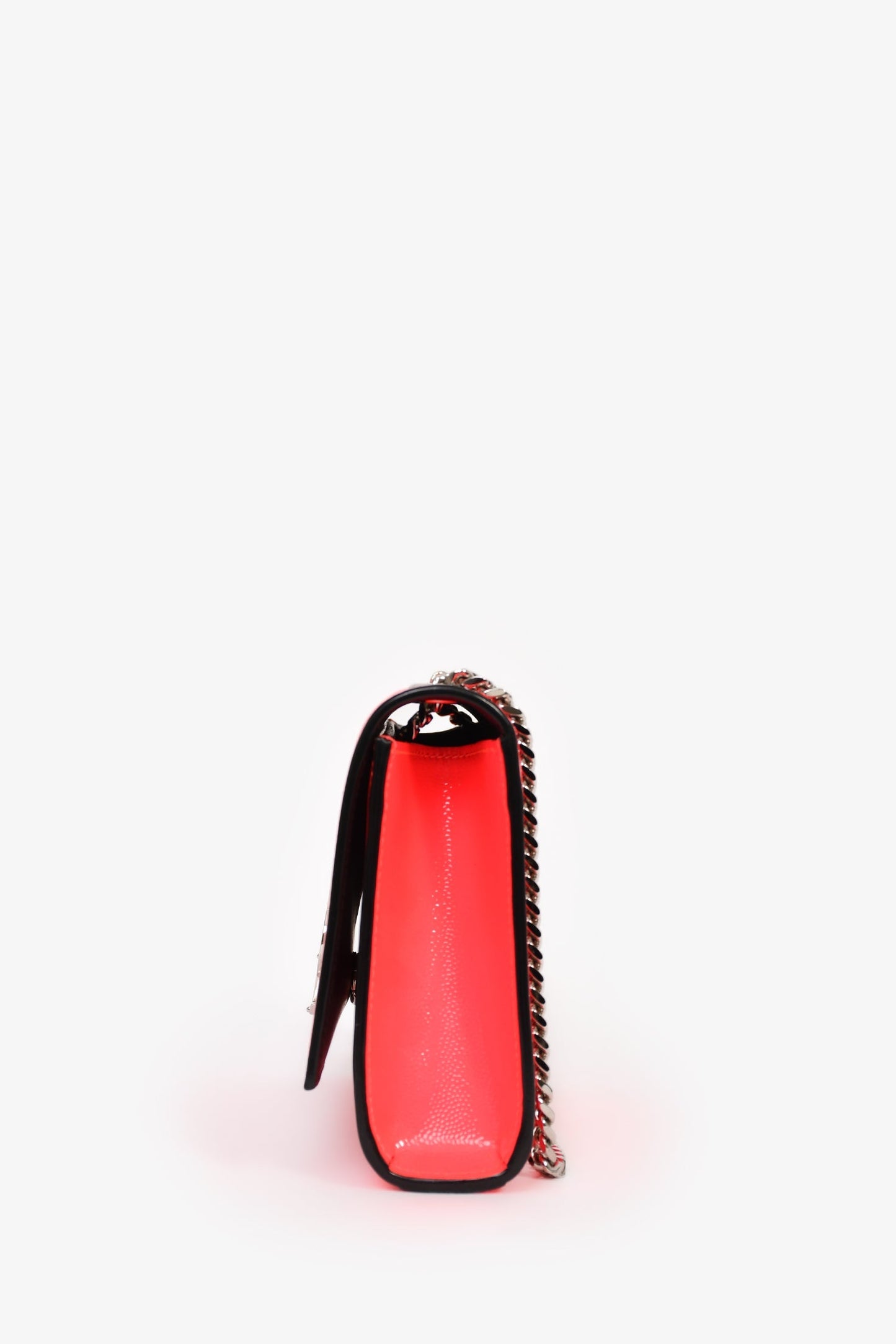 Saint Laurent Hot Pink Grained Leather Small Kate Bag