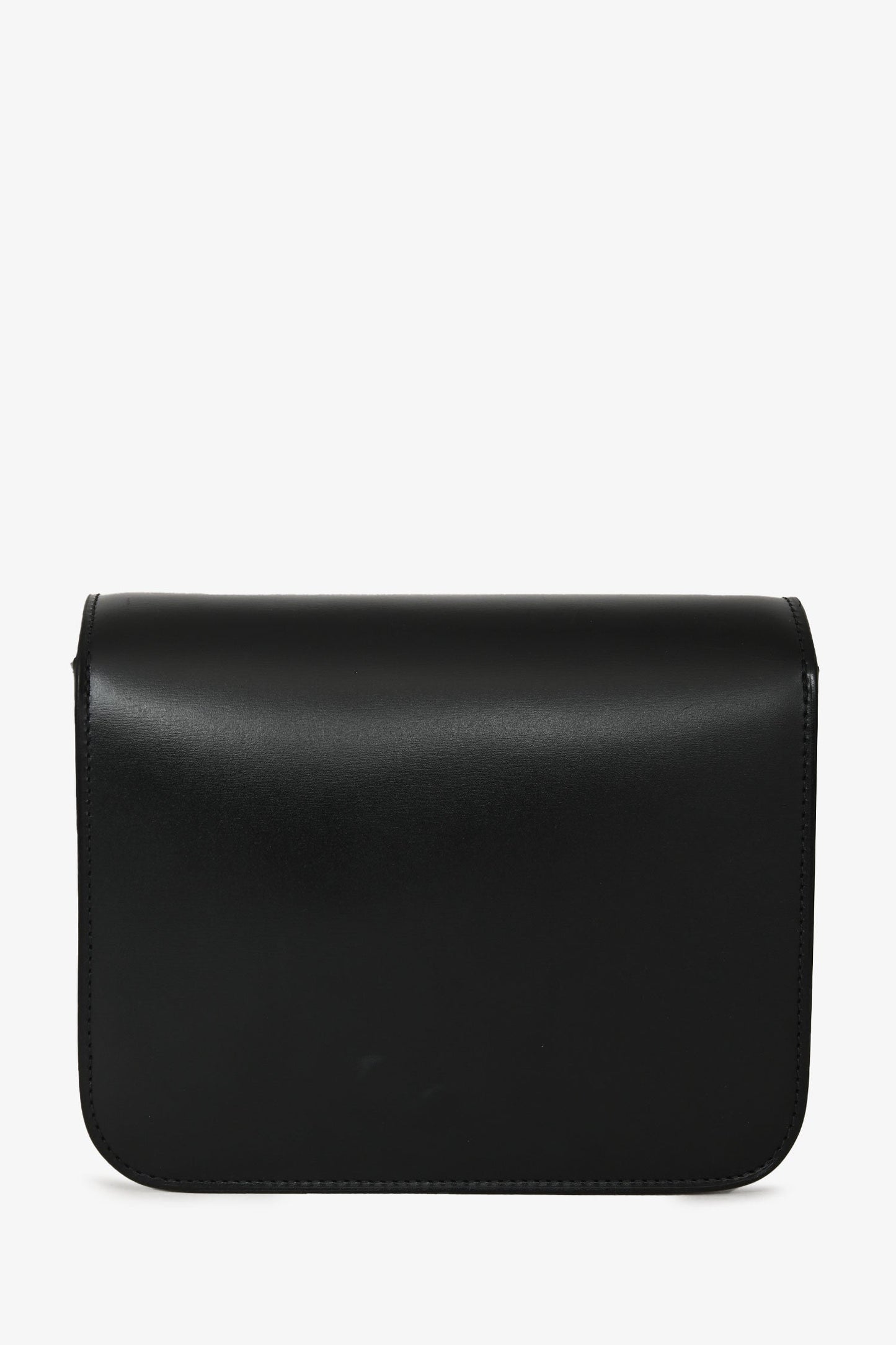Celine 2021 Black Leather Teen Box Crossbody