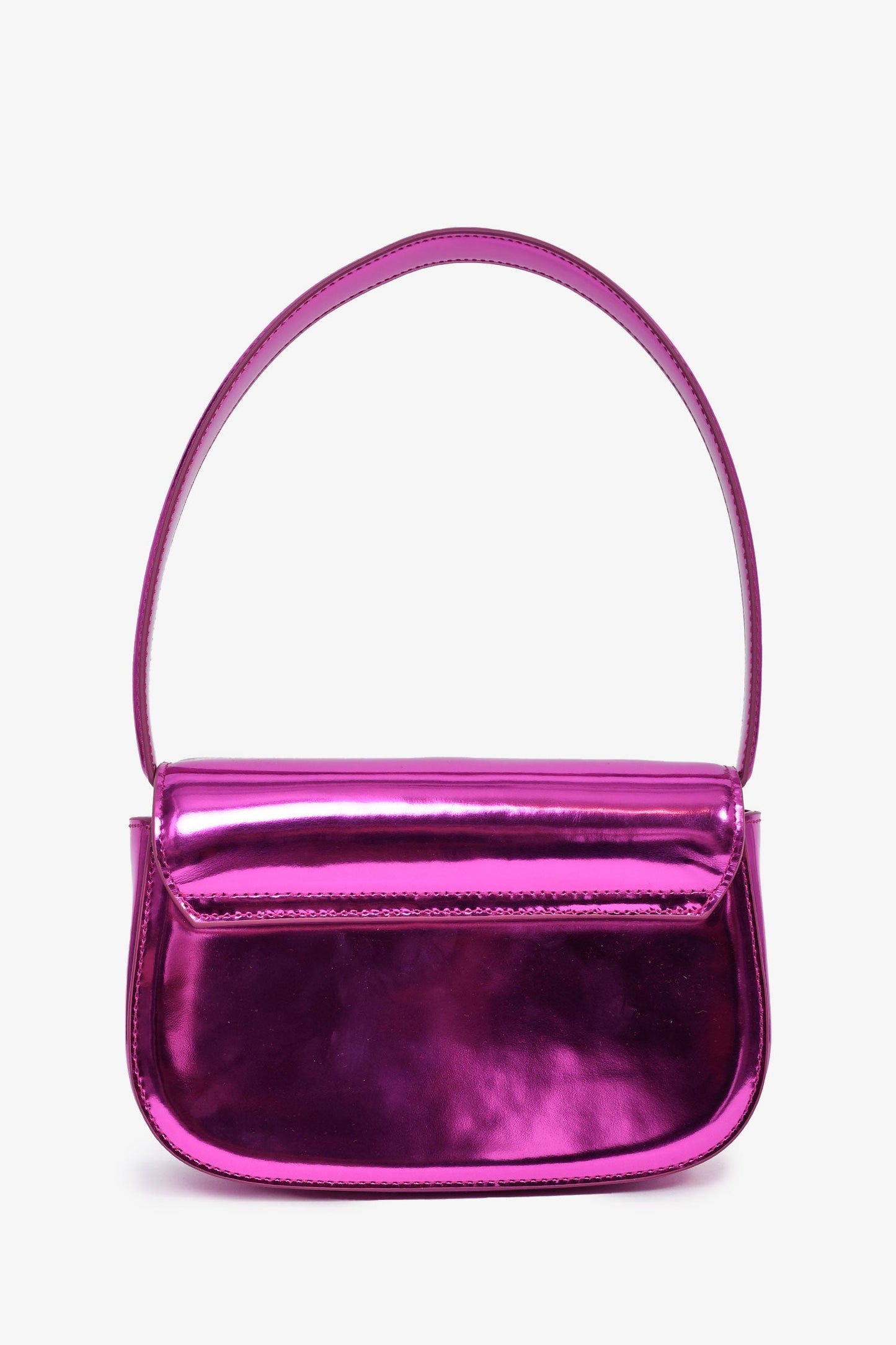 Diesel Metallic Purple '1DR-Iconic' Shoulder Bag with Strap + Tags