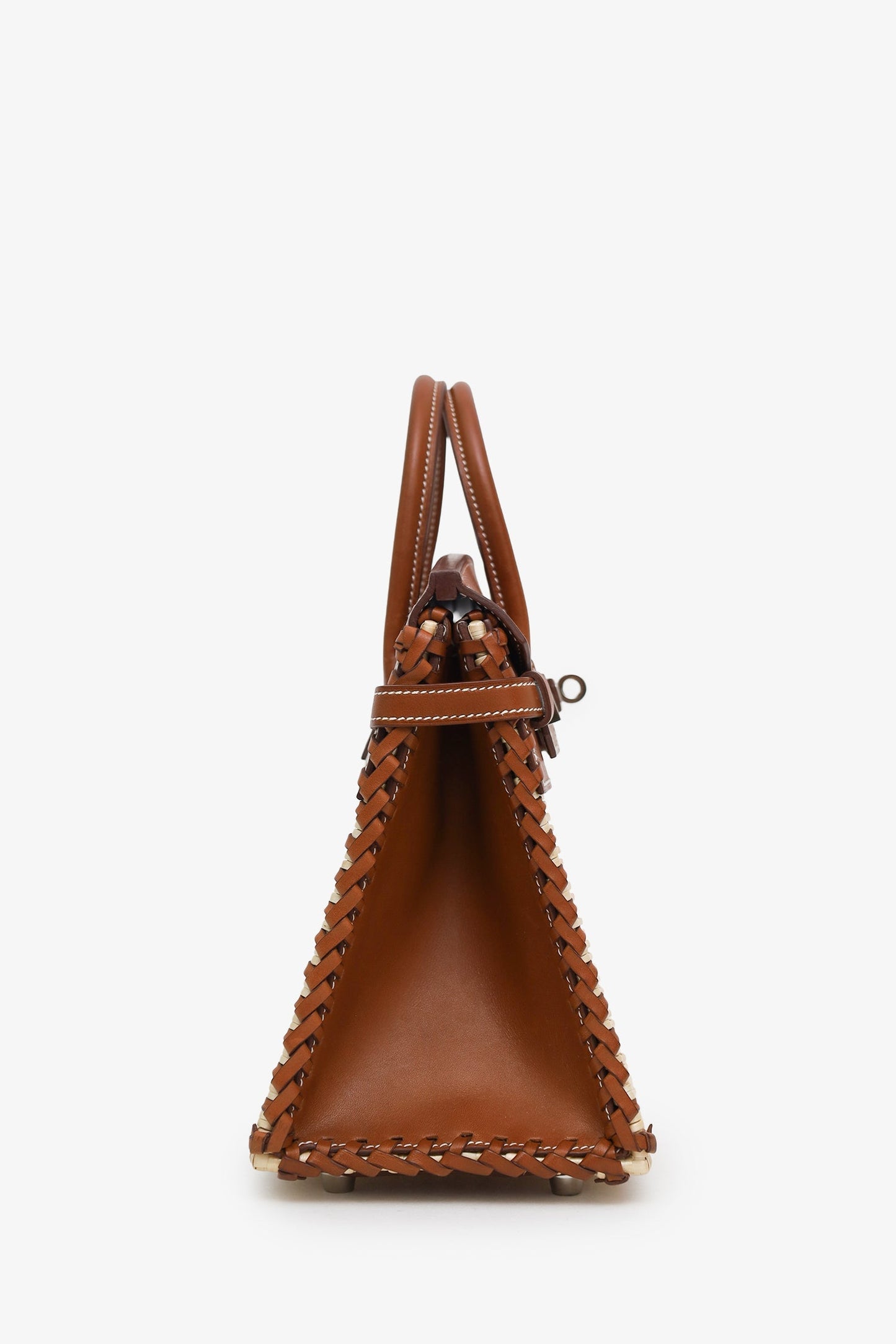 Hermès 2022 Naturel/Fauve Osier Veau Barenia Birkin Picnic 25
