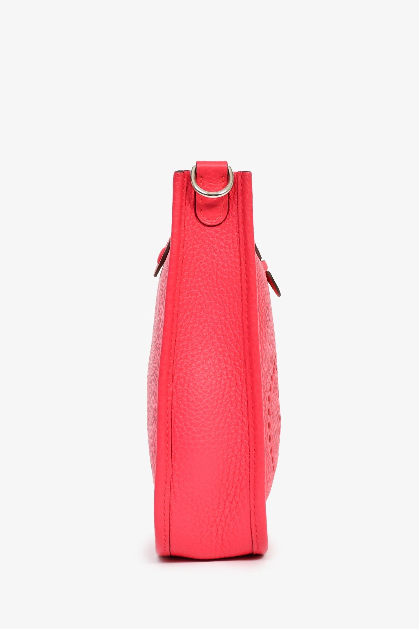 Hermès 2020 Pink Clemence Leather TPM Crossbody