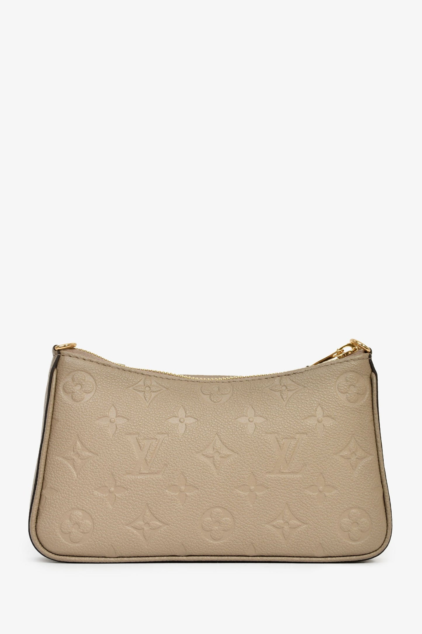 Louis Vuitton Taupe Monogram Empreinte Easy Pouch On Strap