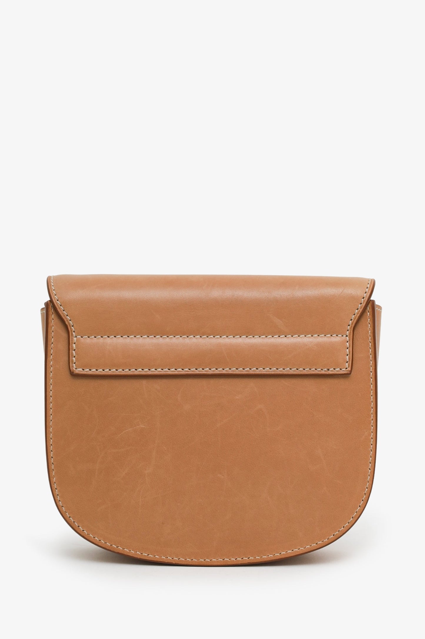 Saint Laurent Brown Leather Kaia Crossbody Bag