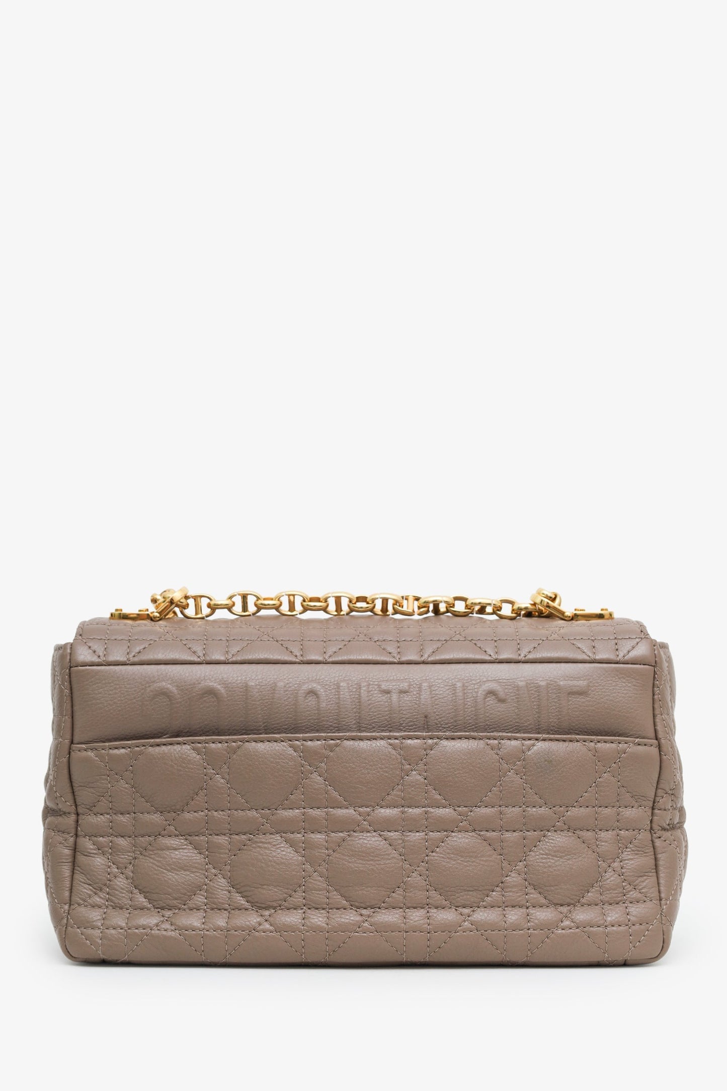 Christian Dior 2021 Blush Cannage Leather Medium Caro Shoulder Bag