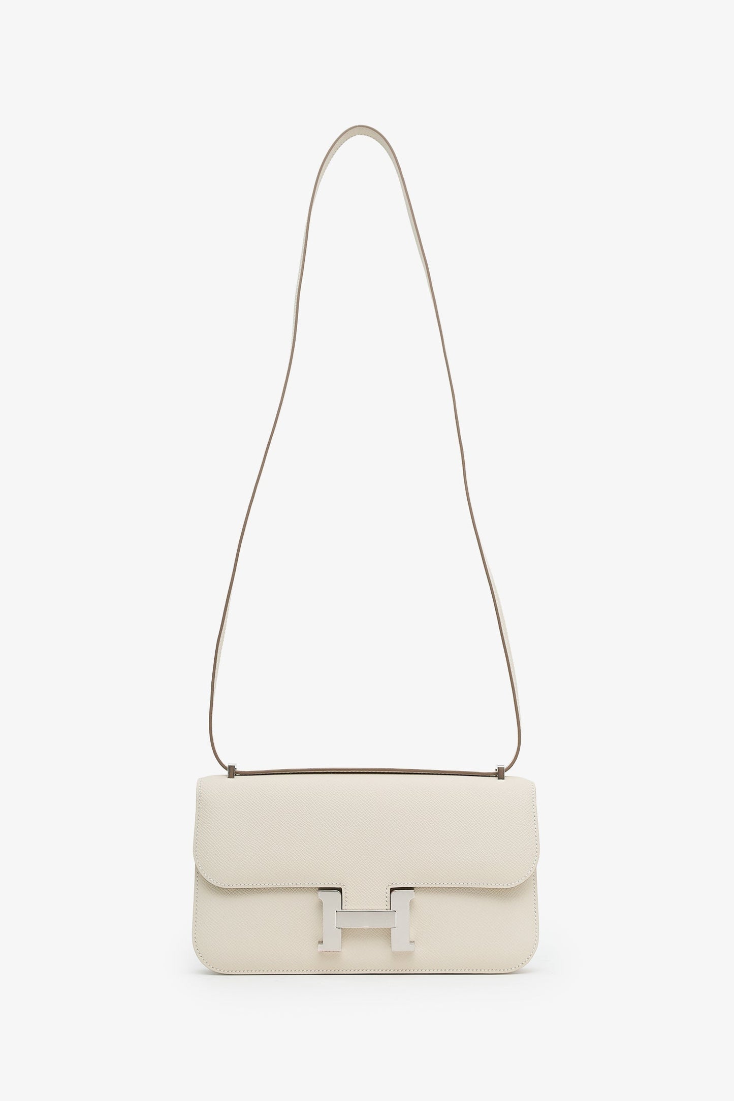 Hermès 2025 Nata Epsom Leather Constance Elan Shoulder Bag