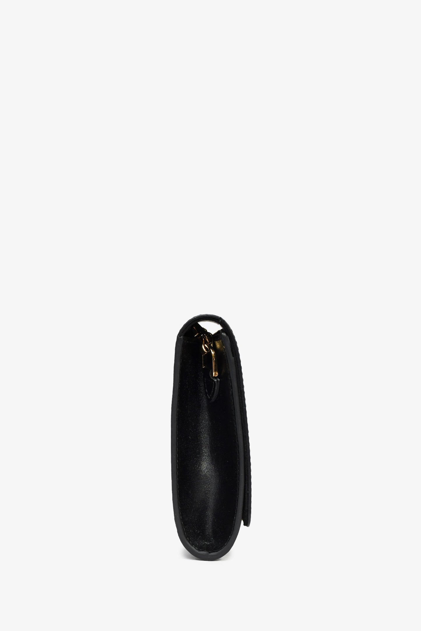 Louis Vuitton Black Leather 'Pochette Louise' GM Shoulder Bag
