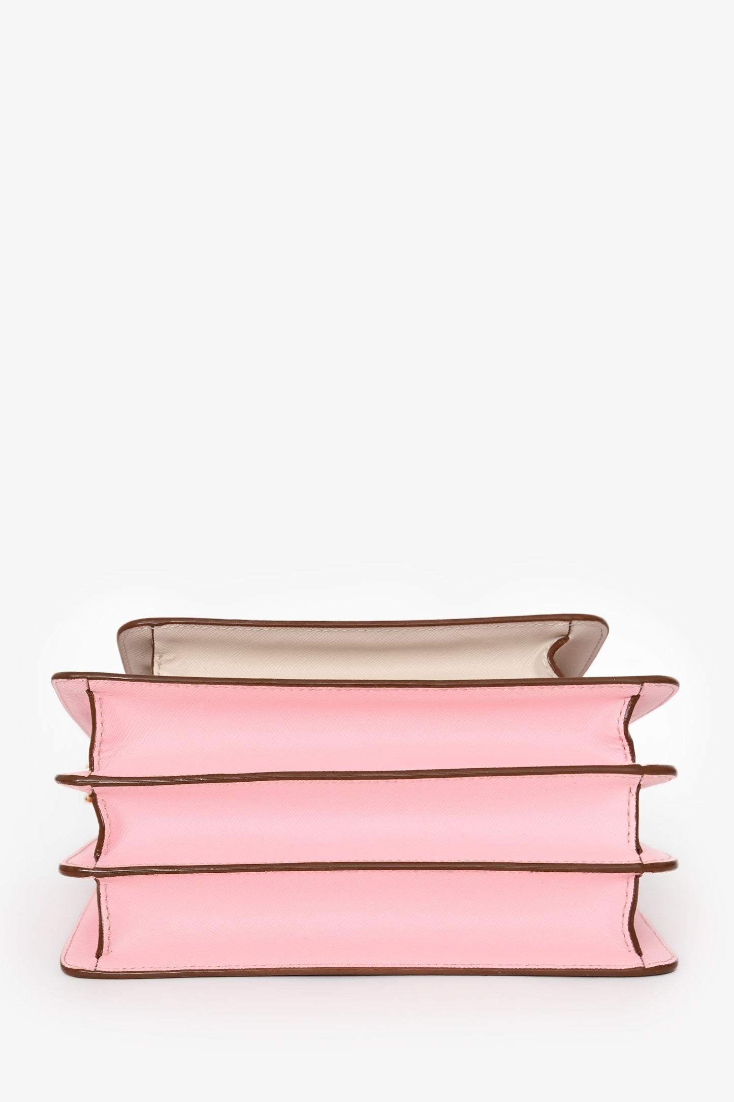 Marni Black/Pink Leather Medium Trunk Bag