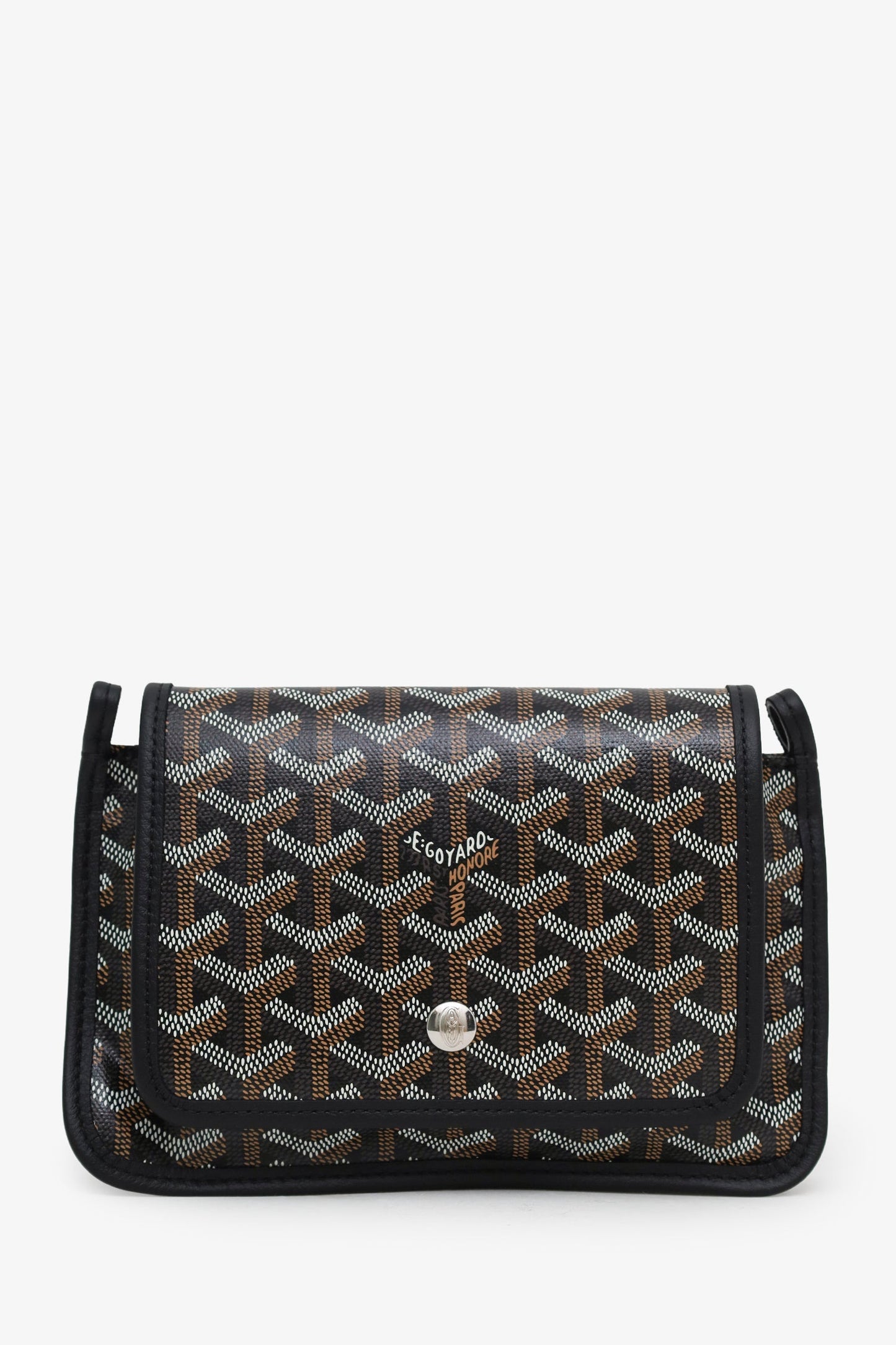Goyard Black Goyardine Plumet Crossbody Bag